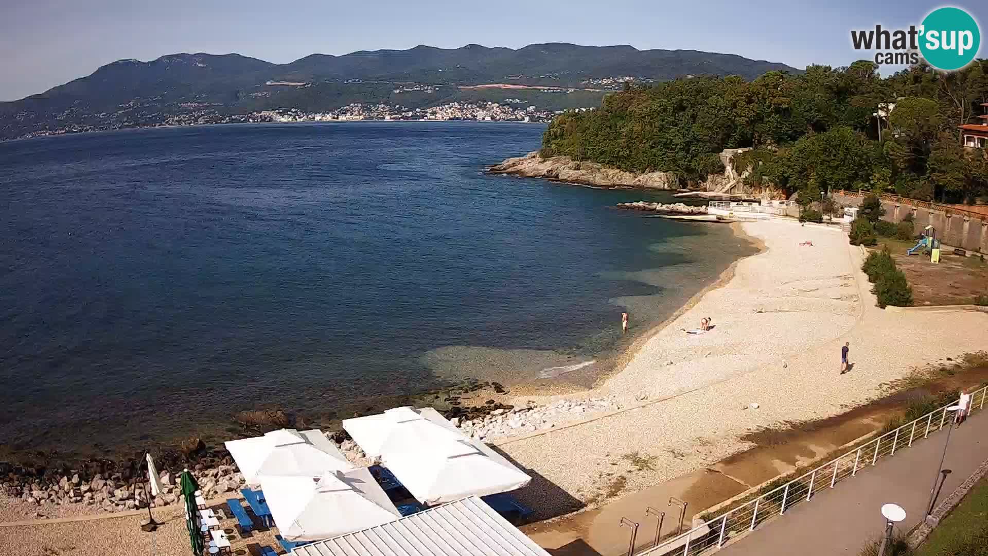 Reka Spletna kamera  plaža pri Bazenih Kantrida