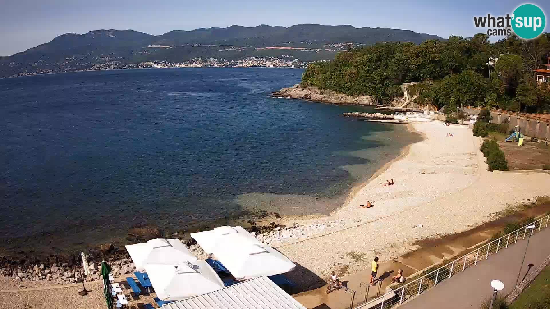 Reka Spletna kamera  plaža pri Bazenih Kantrida