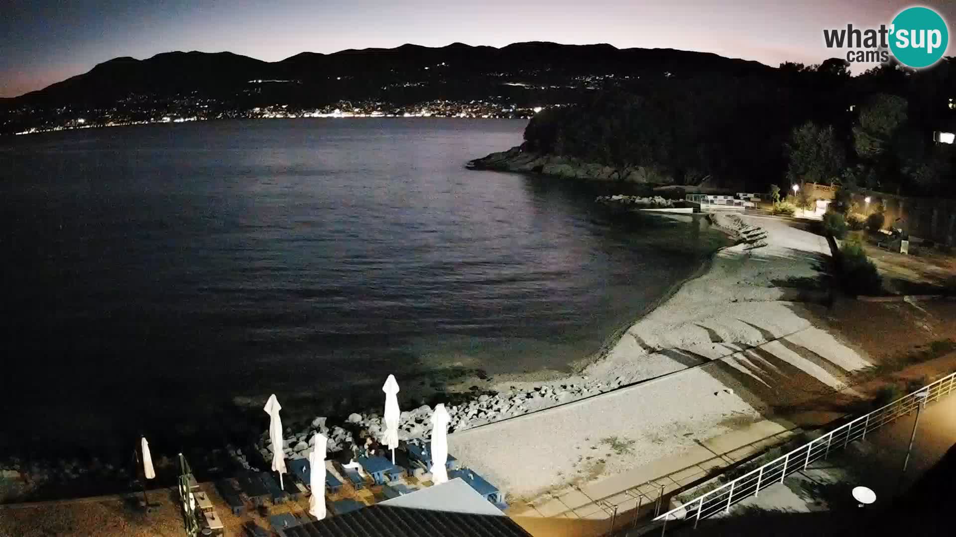 Rijeka web kamera plaža pri Bazenih Kantrida
