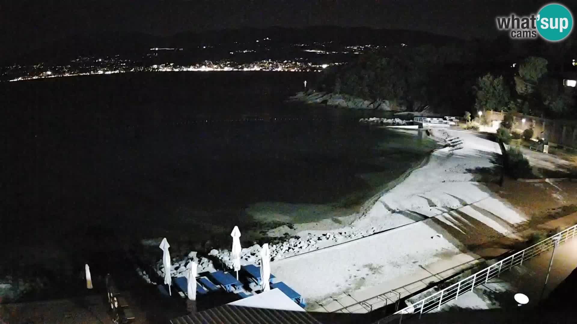 Reka Spletna kamera  plaža pri Bazenih Kantrida