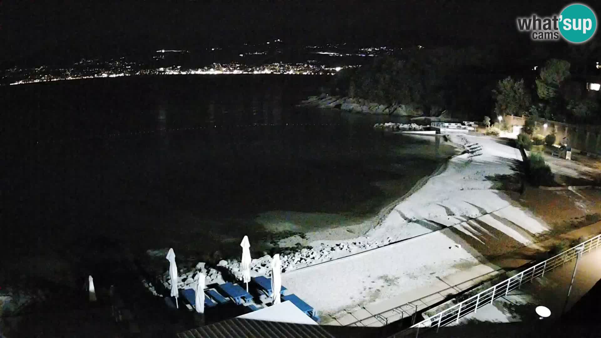 Rijeka web kamera plaža pri Bazenih Kantrida