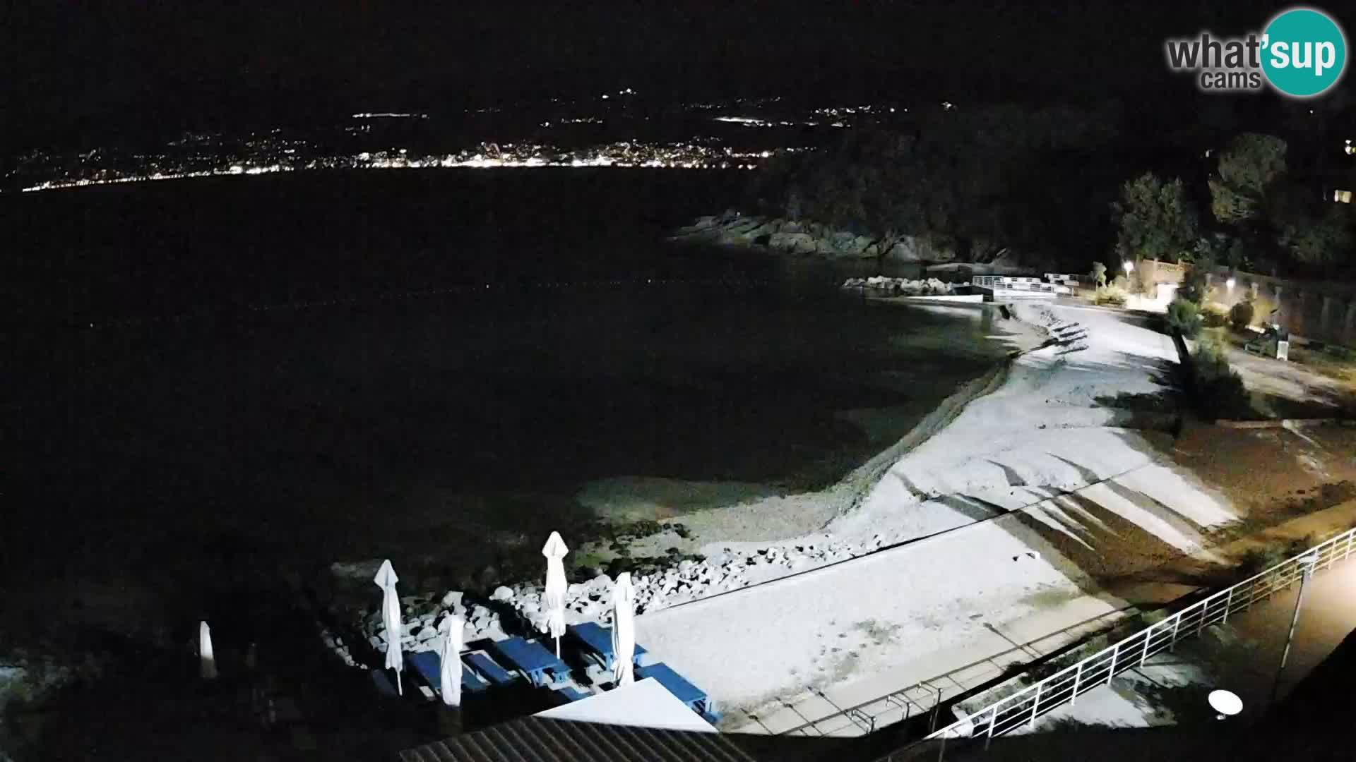 Reka Spletna kamera  plaža pri Bazenih Kantrida