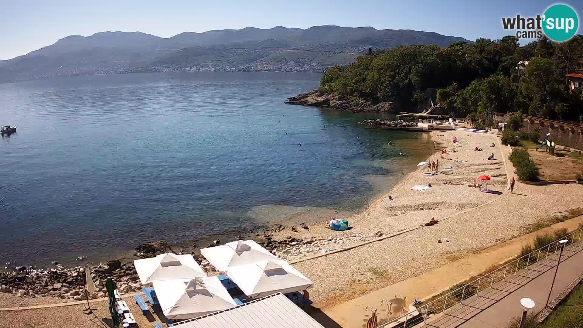Reka Spletna kamera  plaža pri Bazenih Kantrida