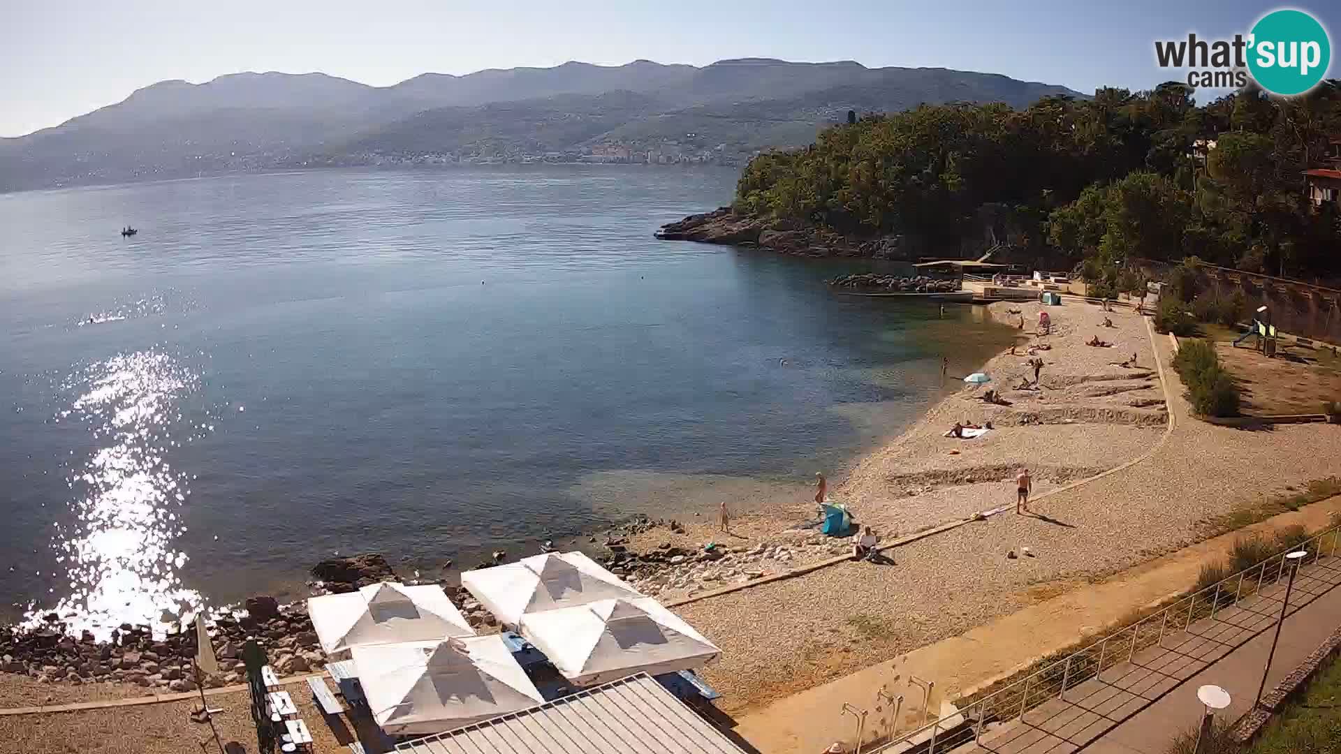 Rijeka web kamera plaža pri Bazenih Kantrida