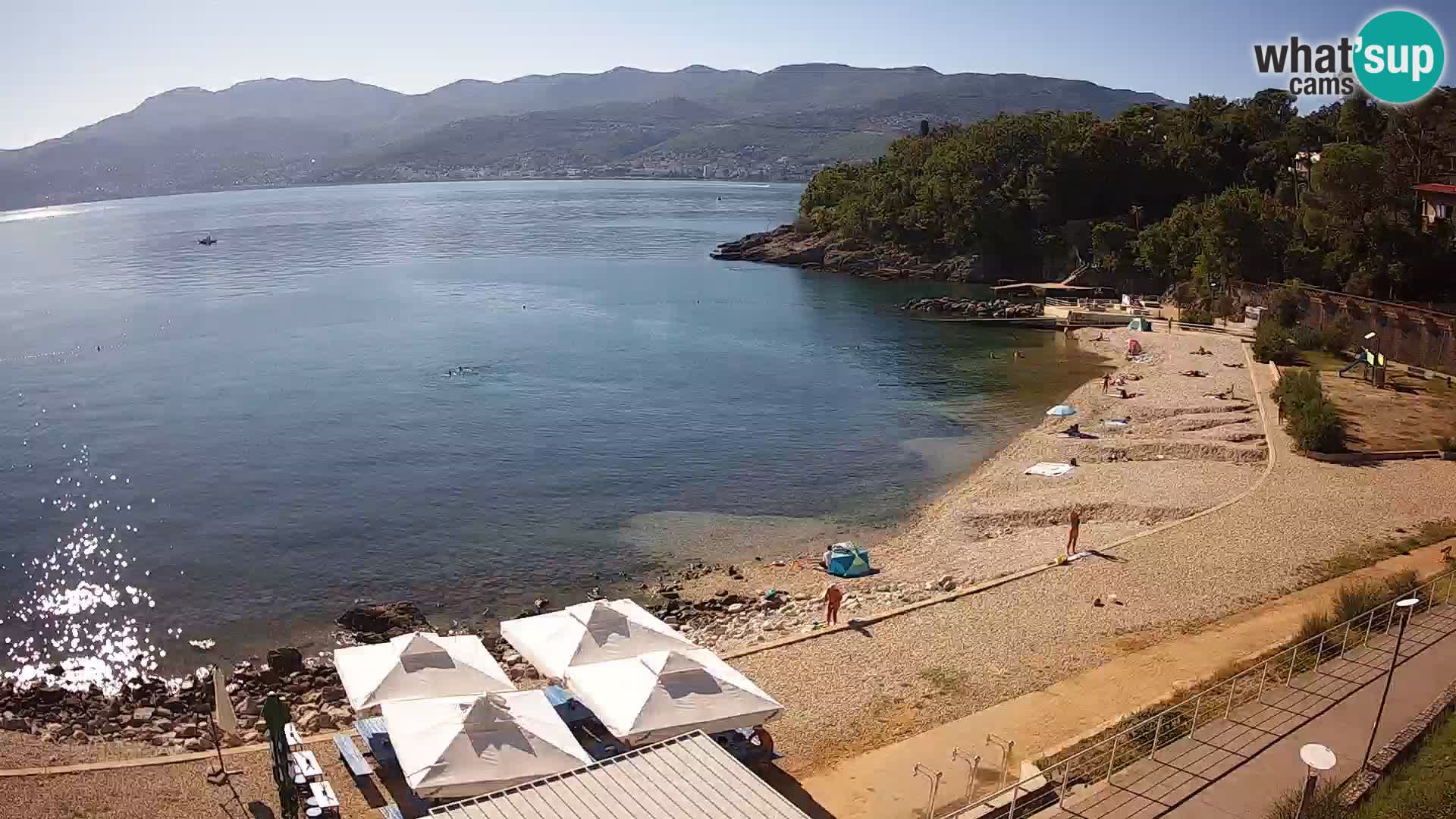 Rijeka web kamera plaža pri Bazenih Kantrida