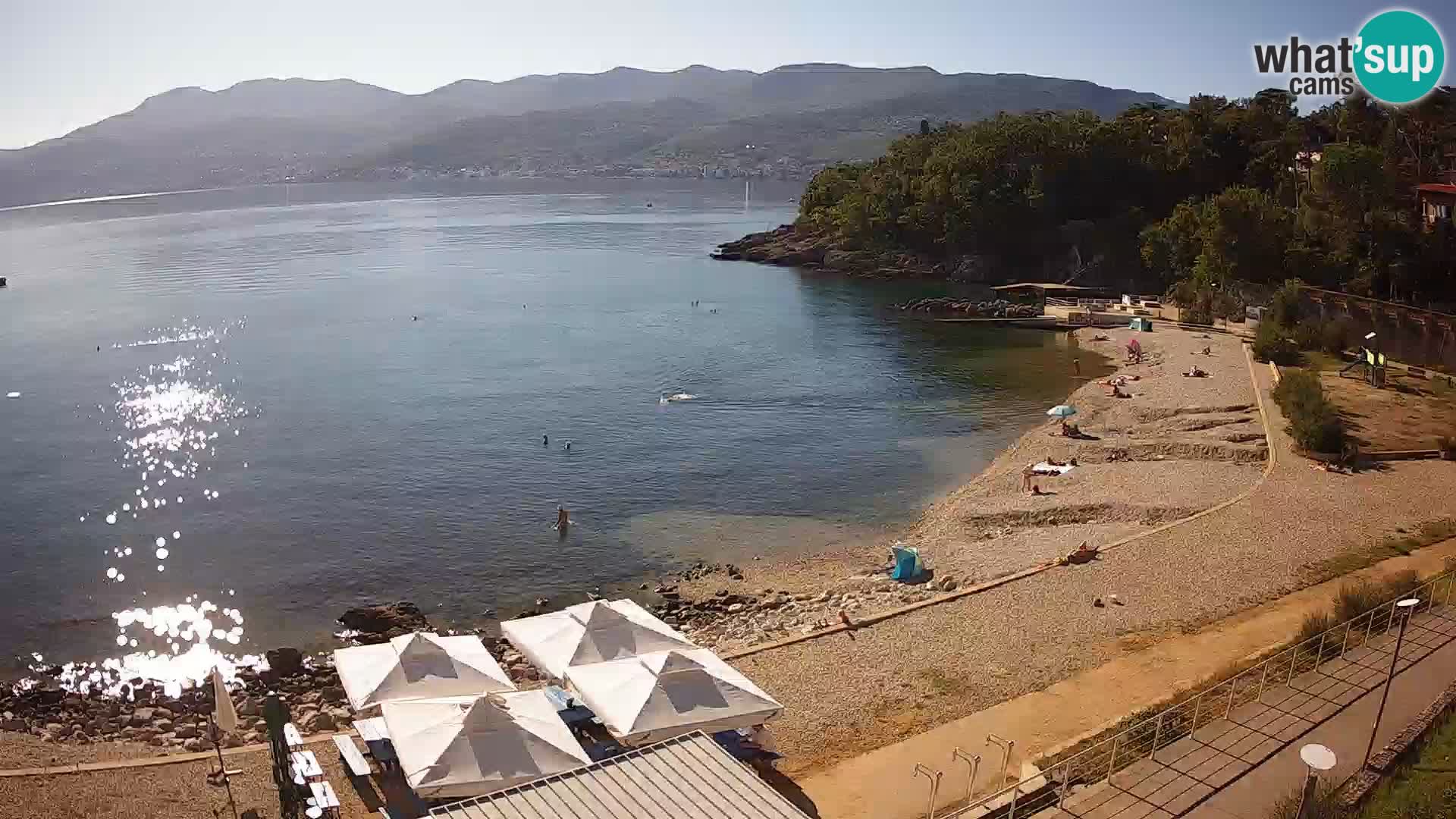 Rijeka web kamera plaža pri Bazenih Kantrida