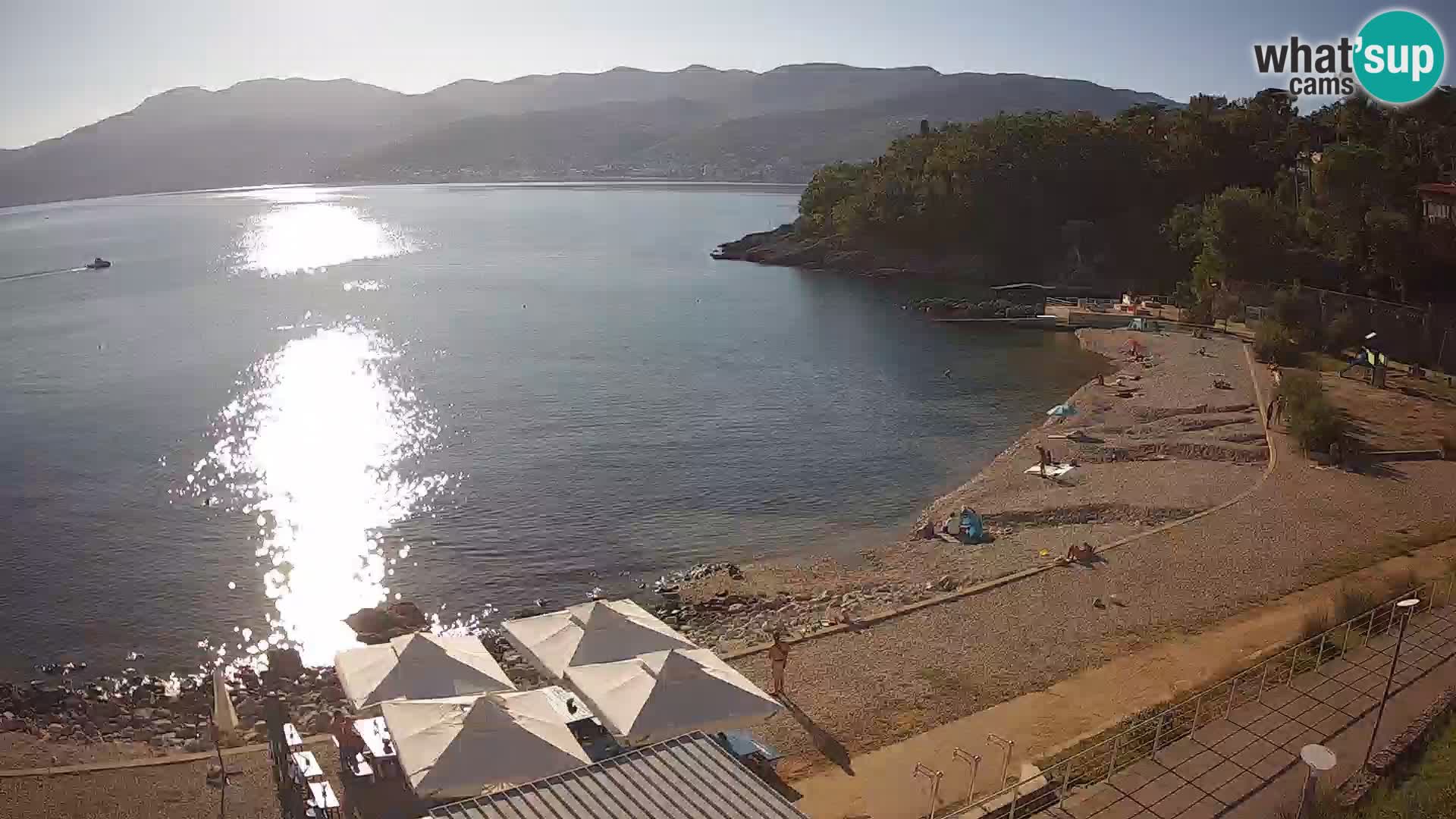 Reka Spletna kamera  plaža pri Bazenih Kantrida