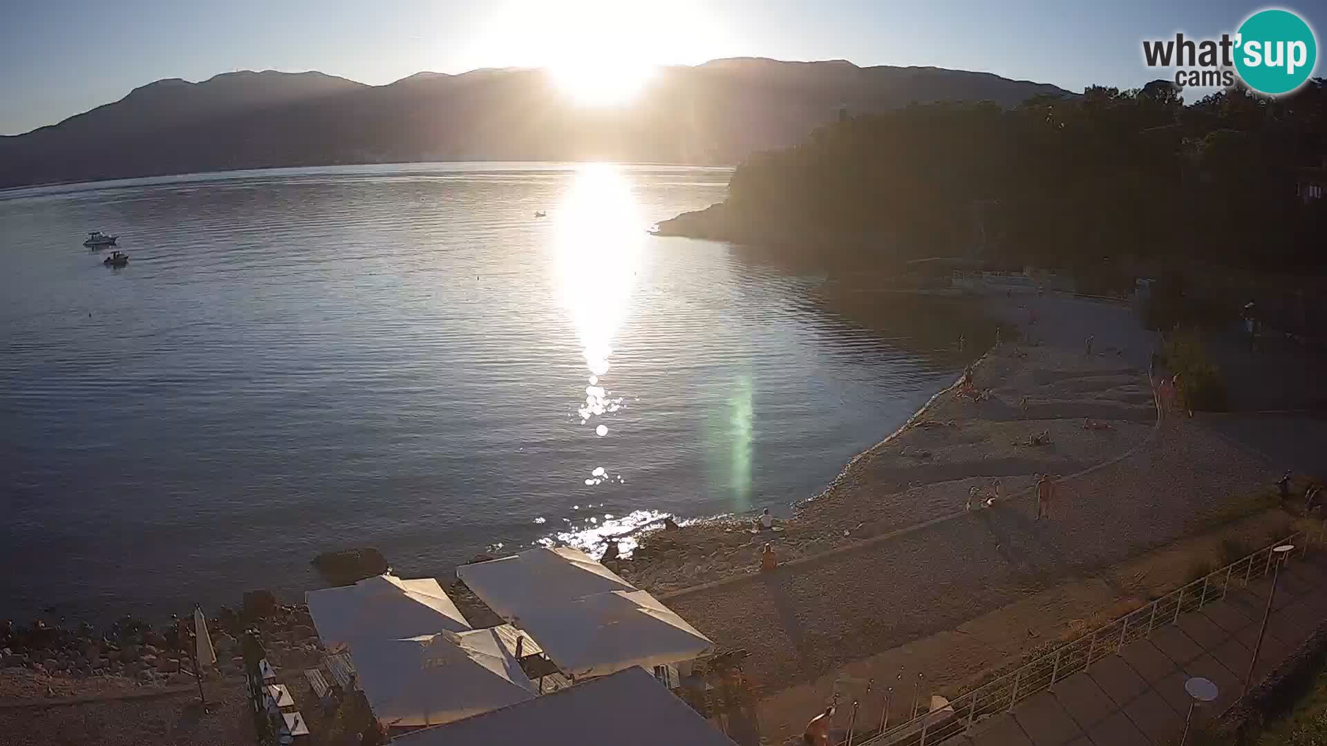 Rijeka web kamera plaža pri Bazenih Kantrida