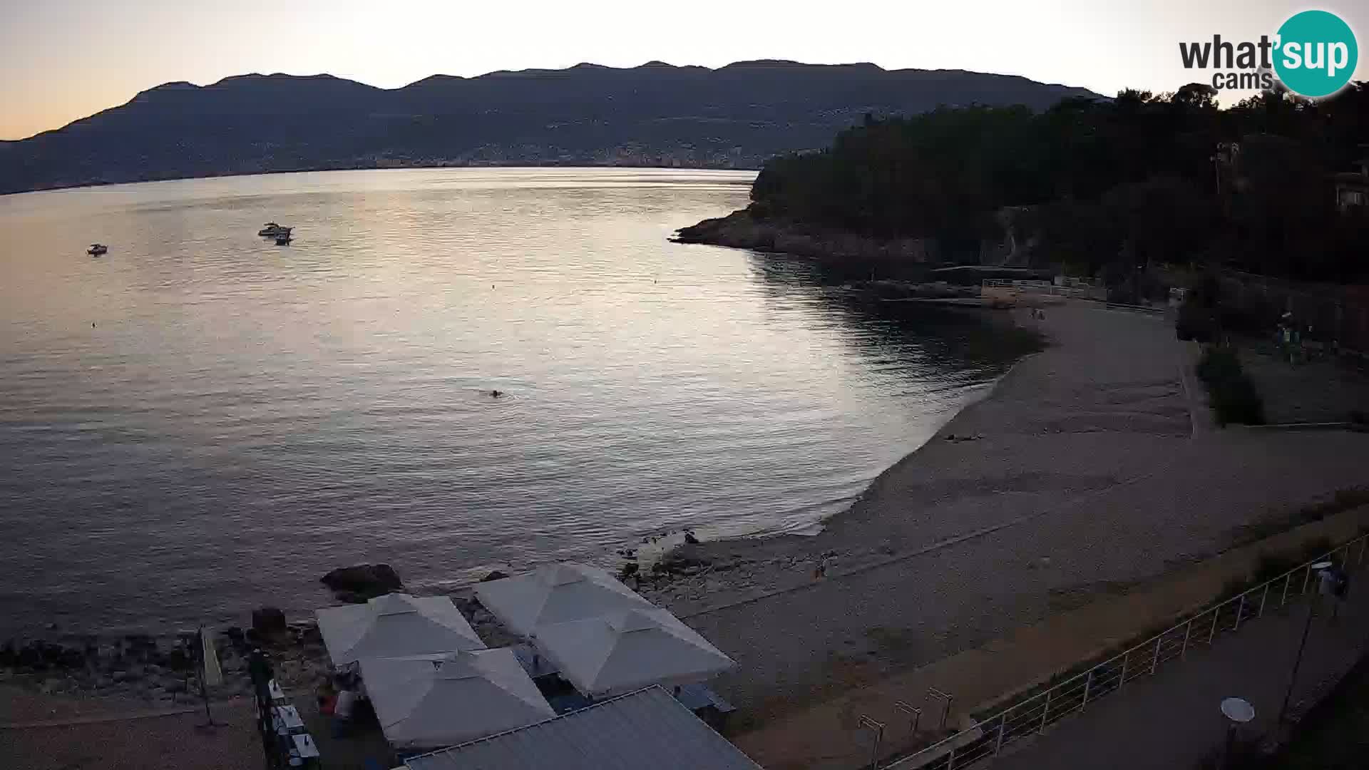 Reka Spletna kamera  plaža pri Bazenih Kantrida
