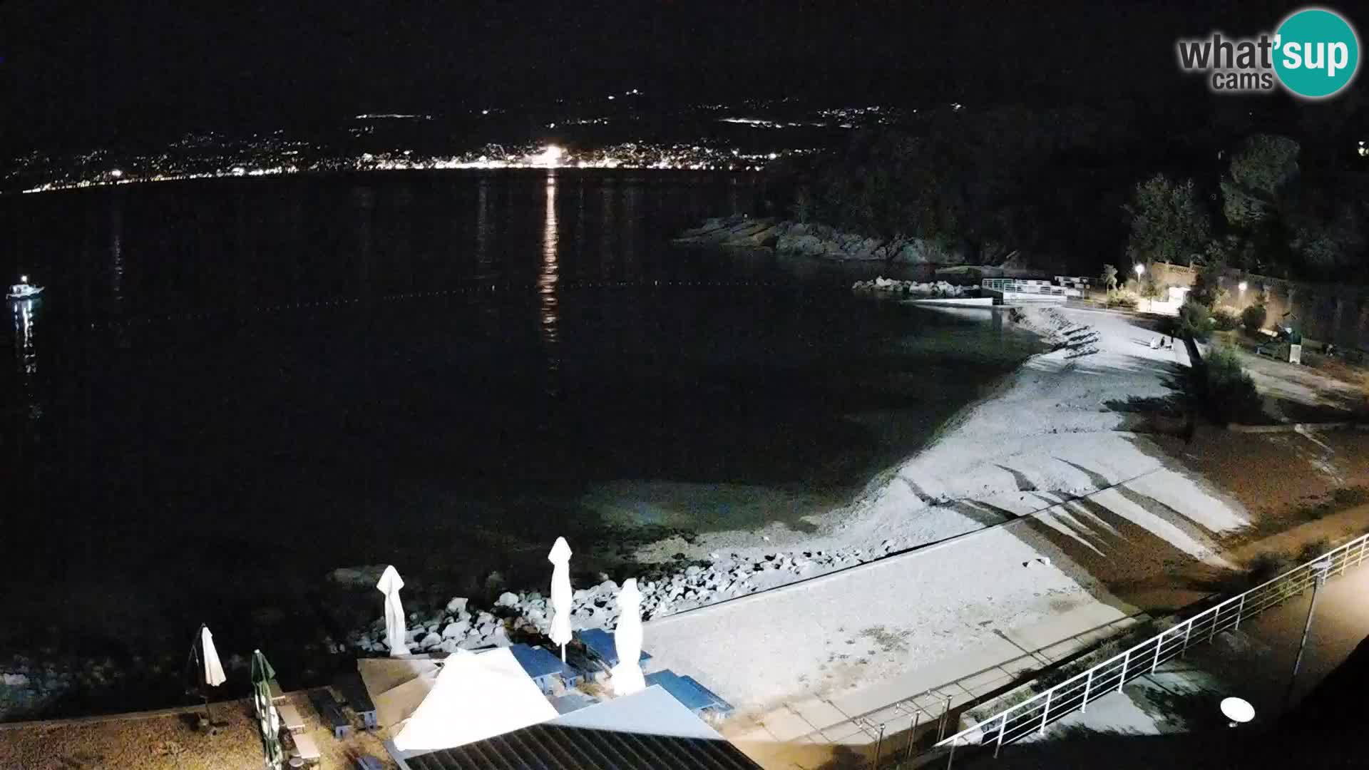 Rijeka web kamera plaža pri Bazenih Kantrida