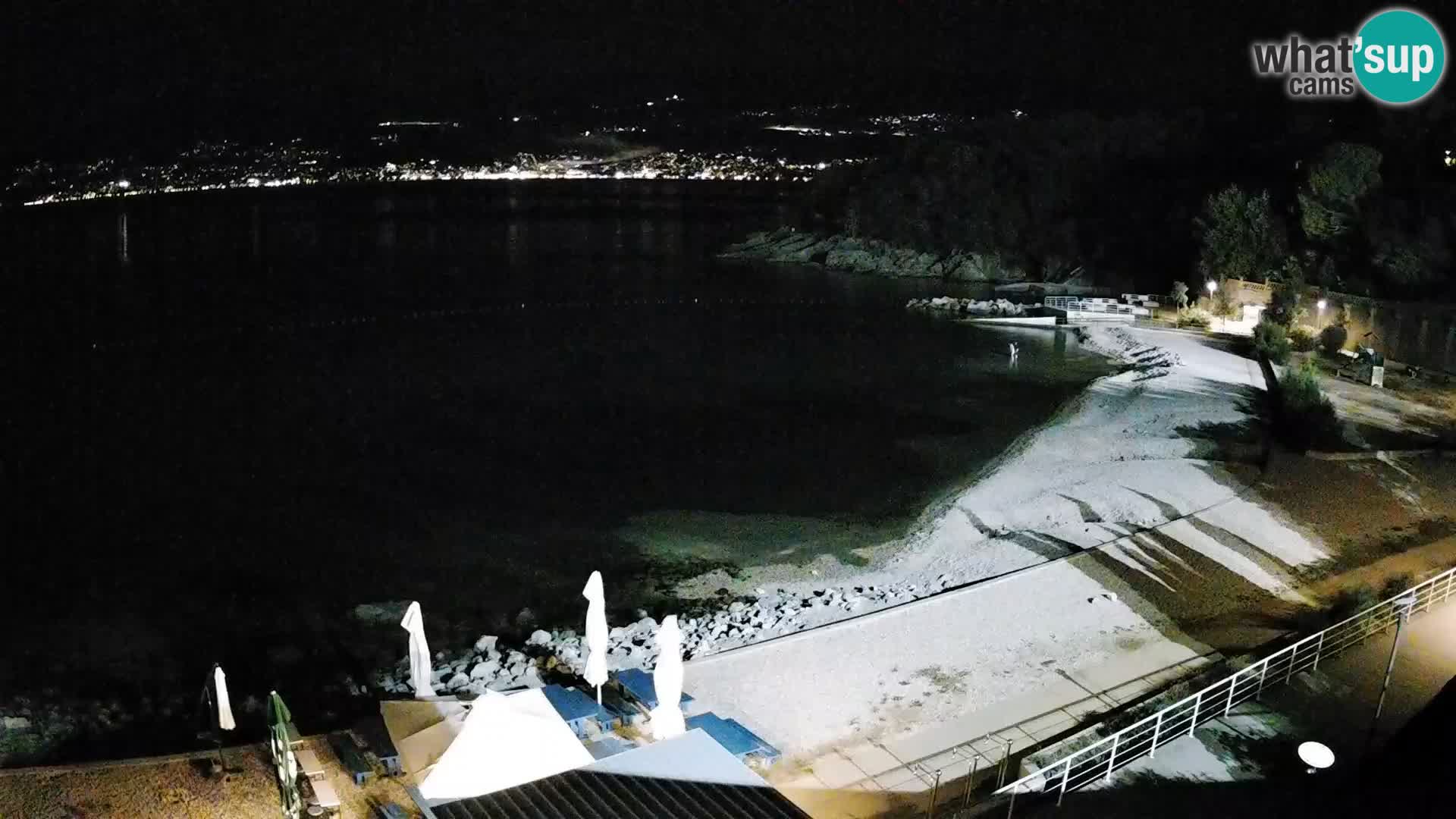 Reka Spletna kamera  plaža pri Bazenih Kantrida