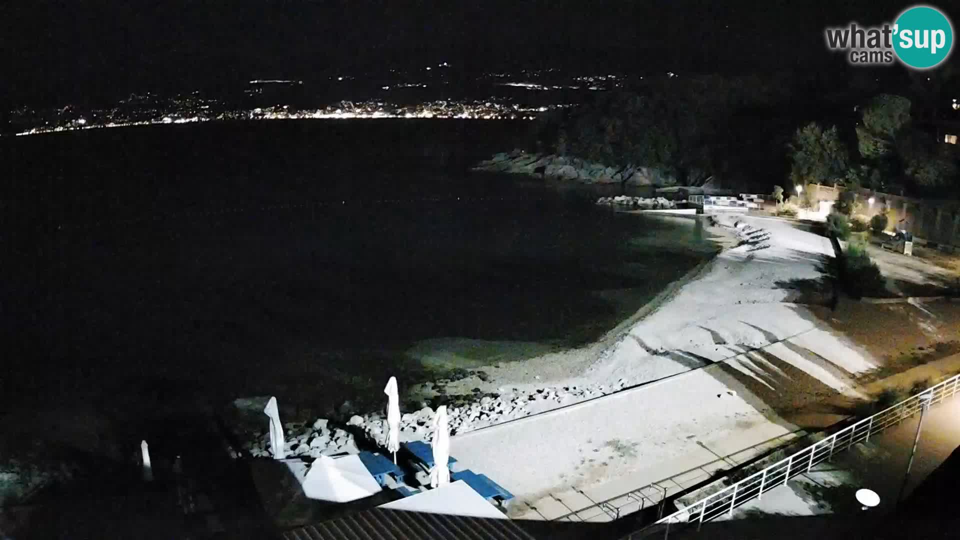 Rijeka web kamera plaža pri Bazenih Kantrida
