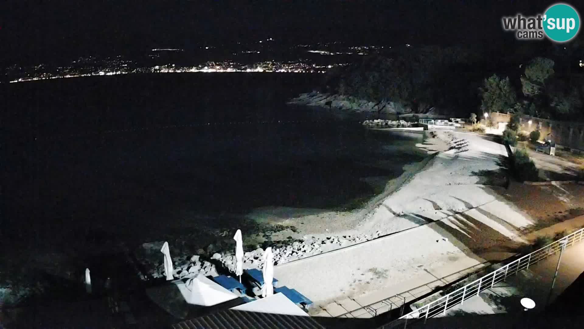 Reka Spletna kamera  plaža pri Bazenih Kantrida