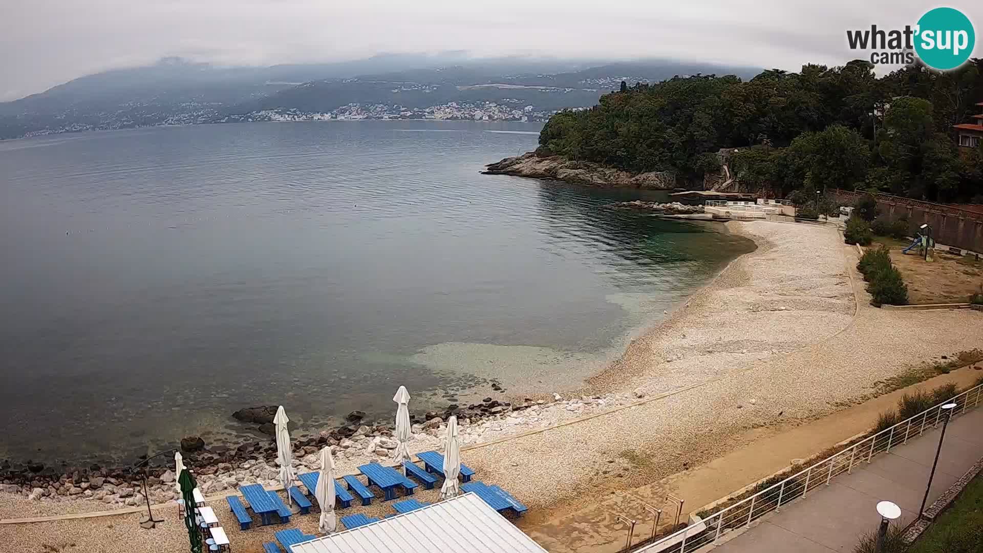 Reka Spletna kamera  plaža pri Bazenih Kantrida