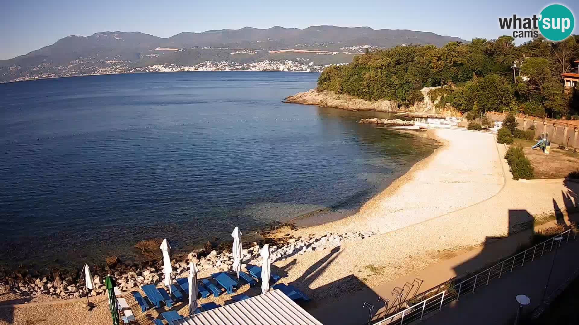 Rijeka web kamera plaža pri Bazenih Kantrida