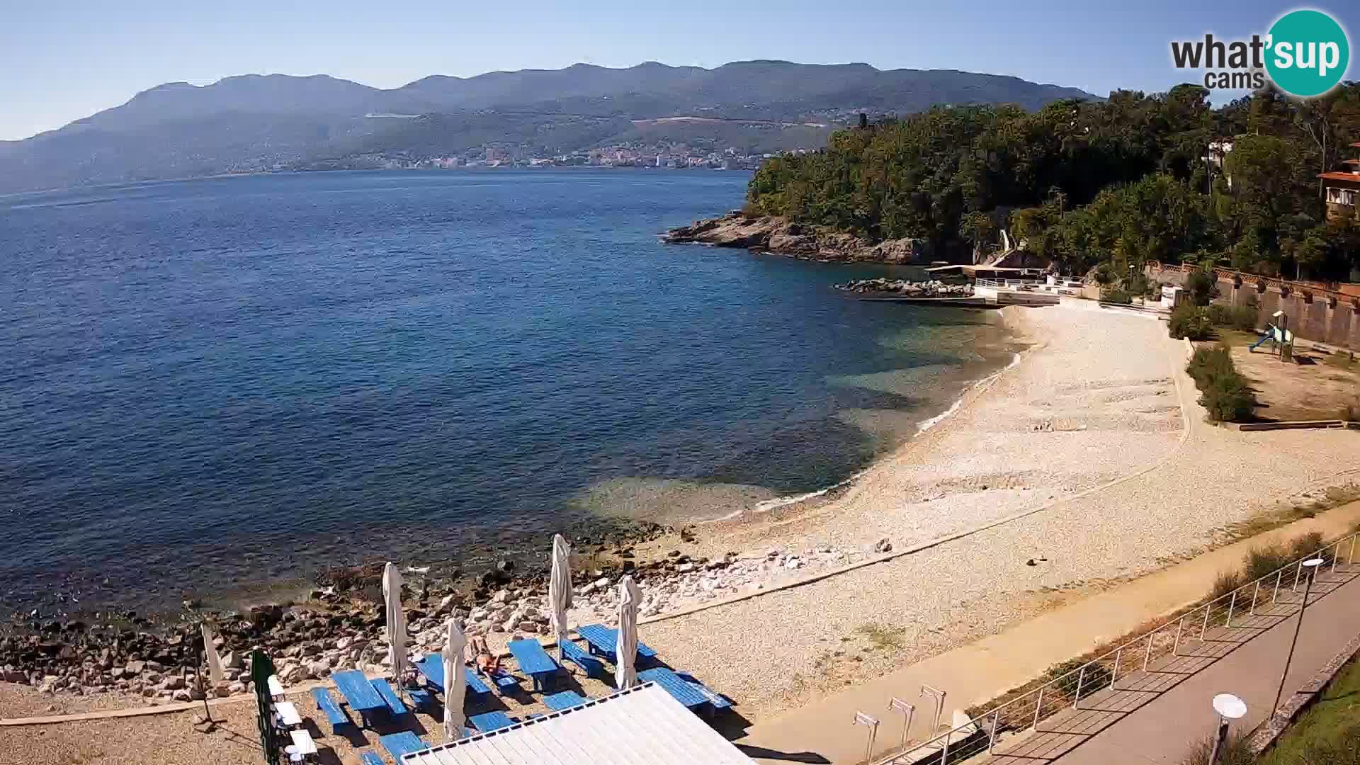 Reka Spletna kamera  plaža pri Bazenih Kantrida