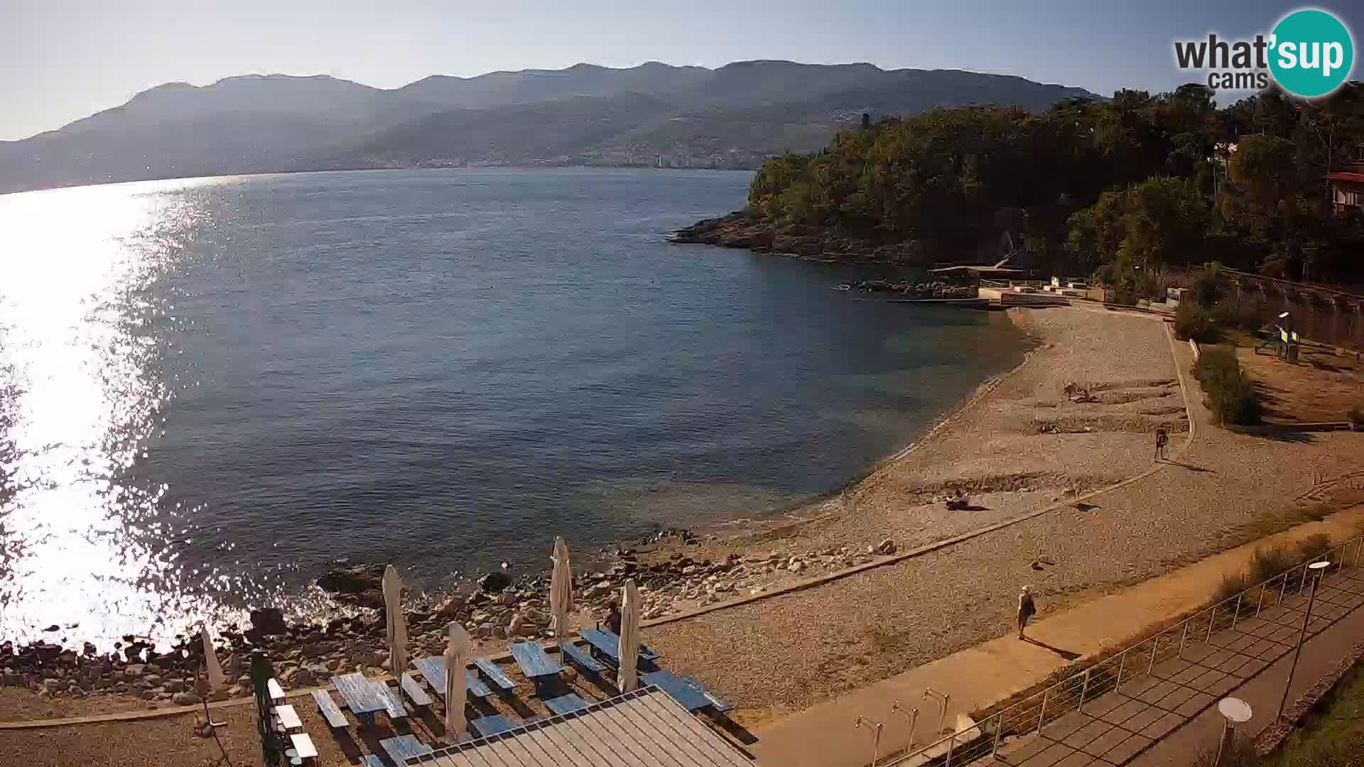 Reka Spletna kamera  plaža pri Bazenih Kantrida