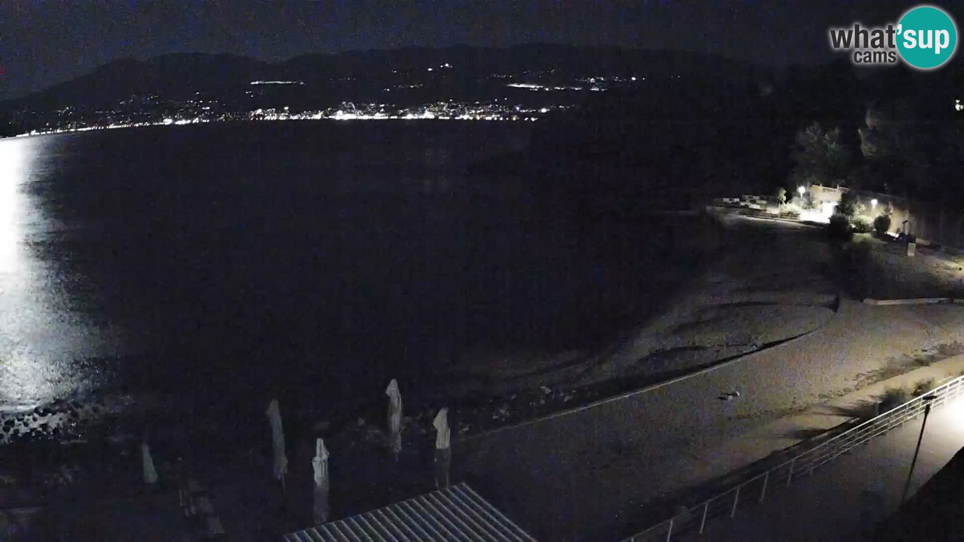 Rijeka web kamera plaža pri Bazenih Kantrida