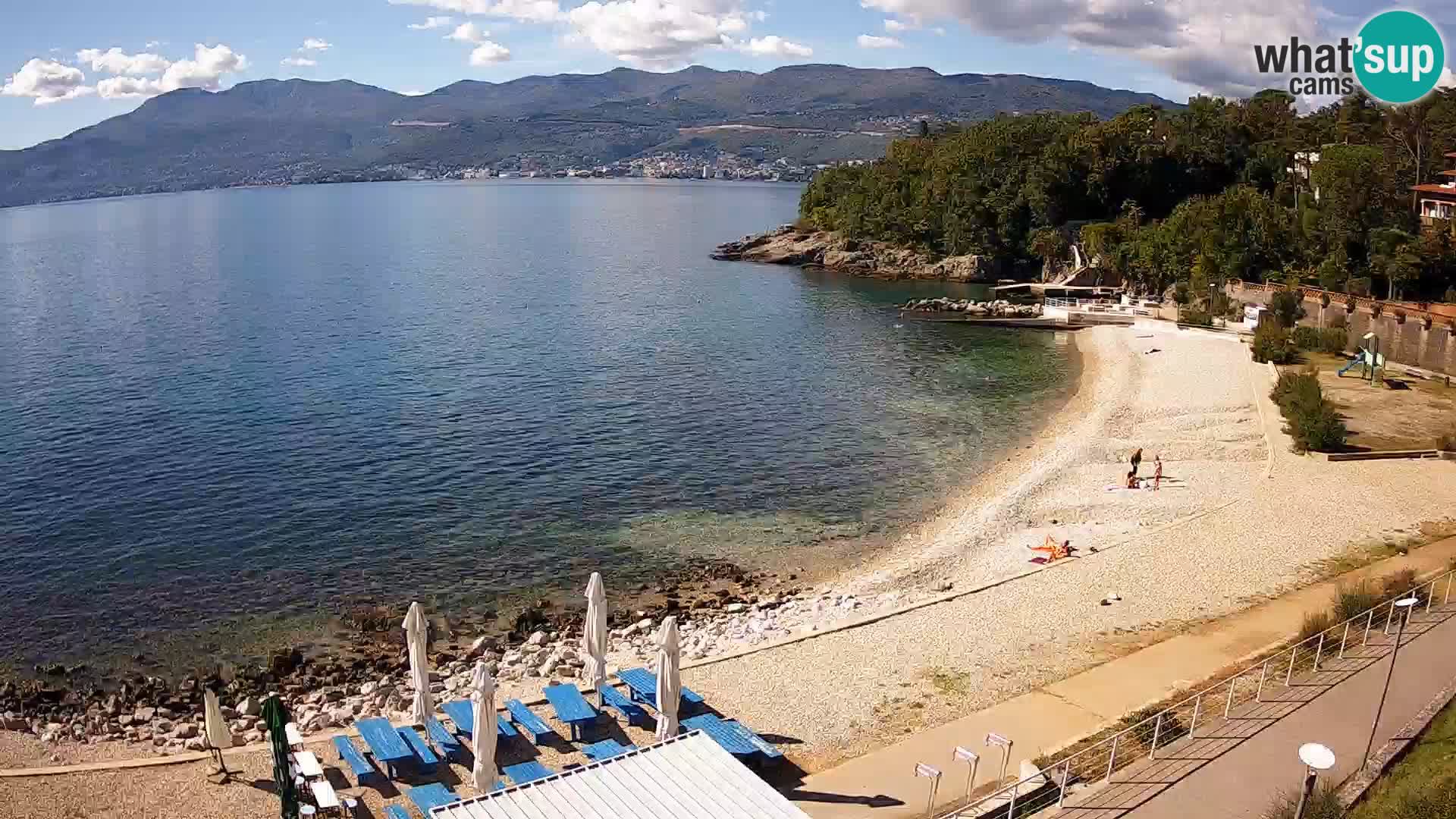 Rijeka web kamera plaža pri Bazenih Kantrida