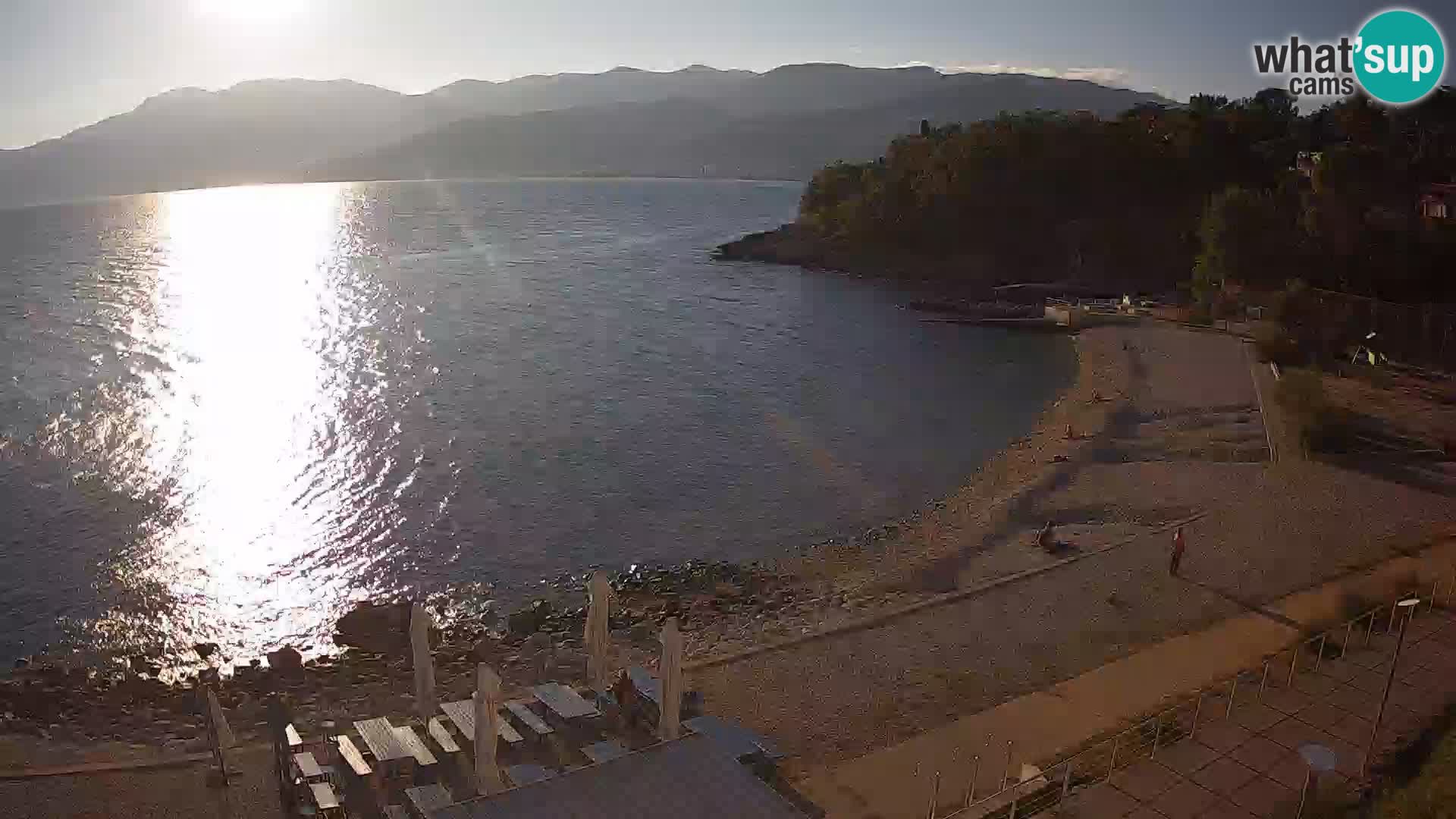 Rijeka web kamera plaža pri Bazenih Kantrida