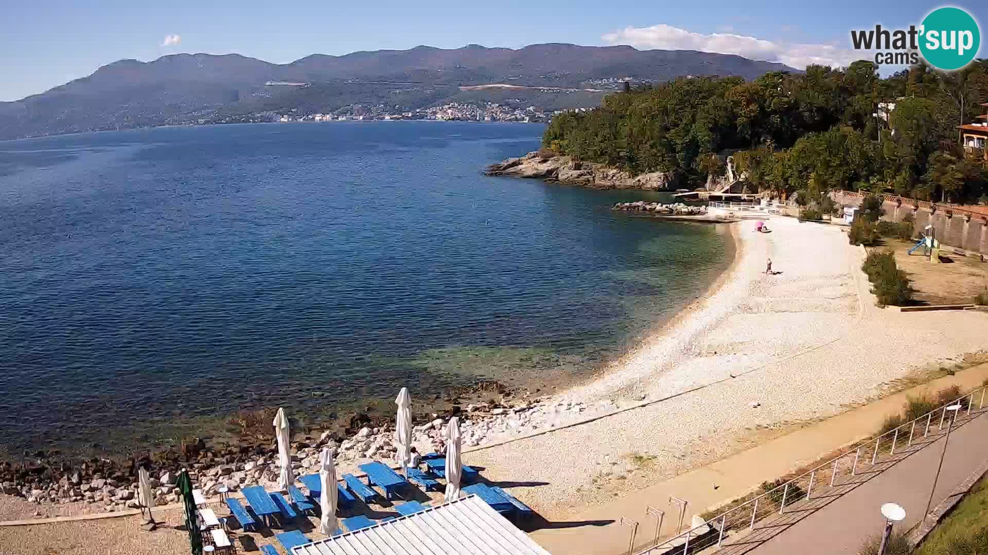 Rijeka web kamera plaža pri Bazenih Kantrida