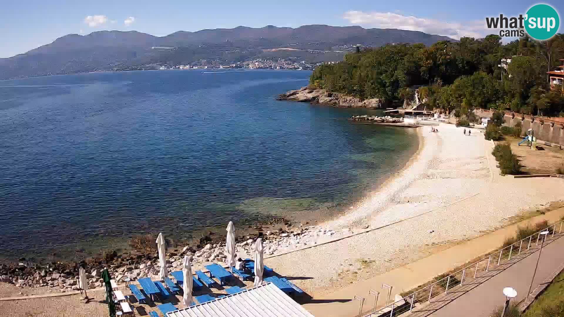 Reka Spletna kamera  plaža pri Bazenih Kantrida