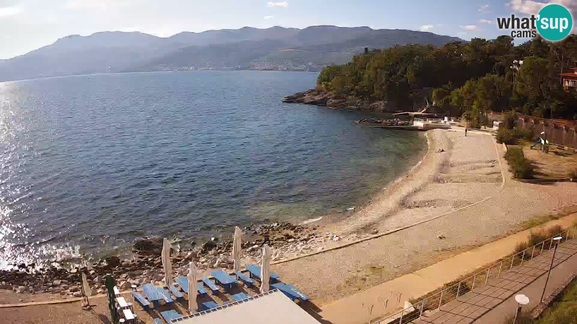 Rijeka web kamera plaža pri Bazenih Kantrida