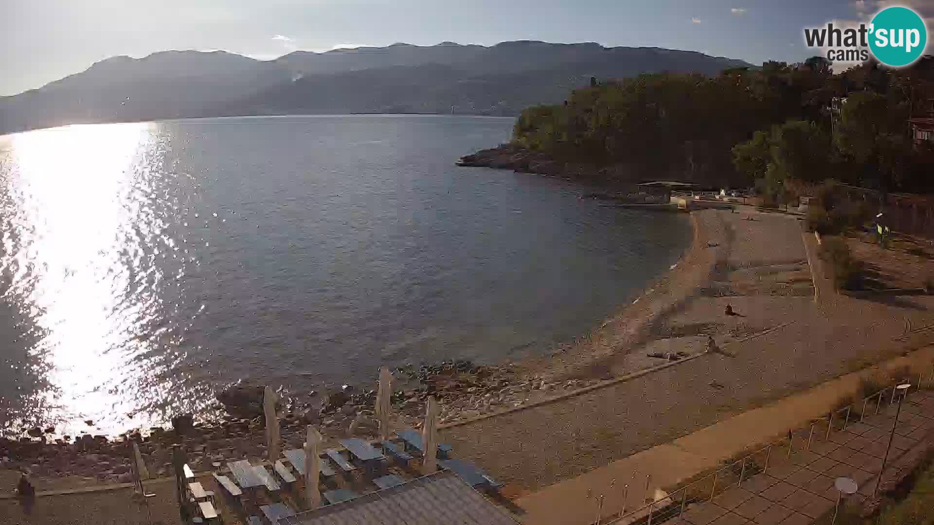 Rijeka web kamera plaža pri Bazenih Kantrida