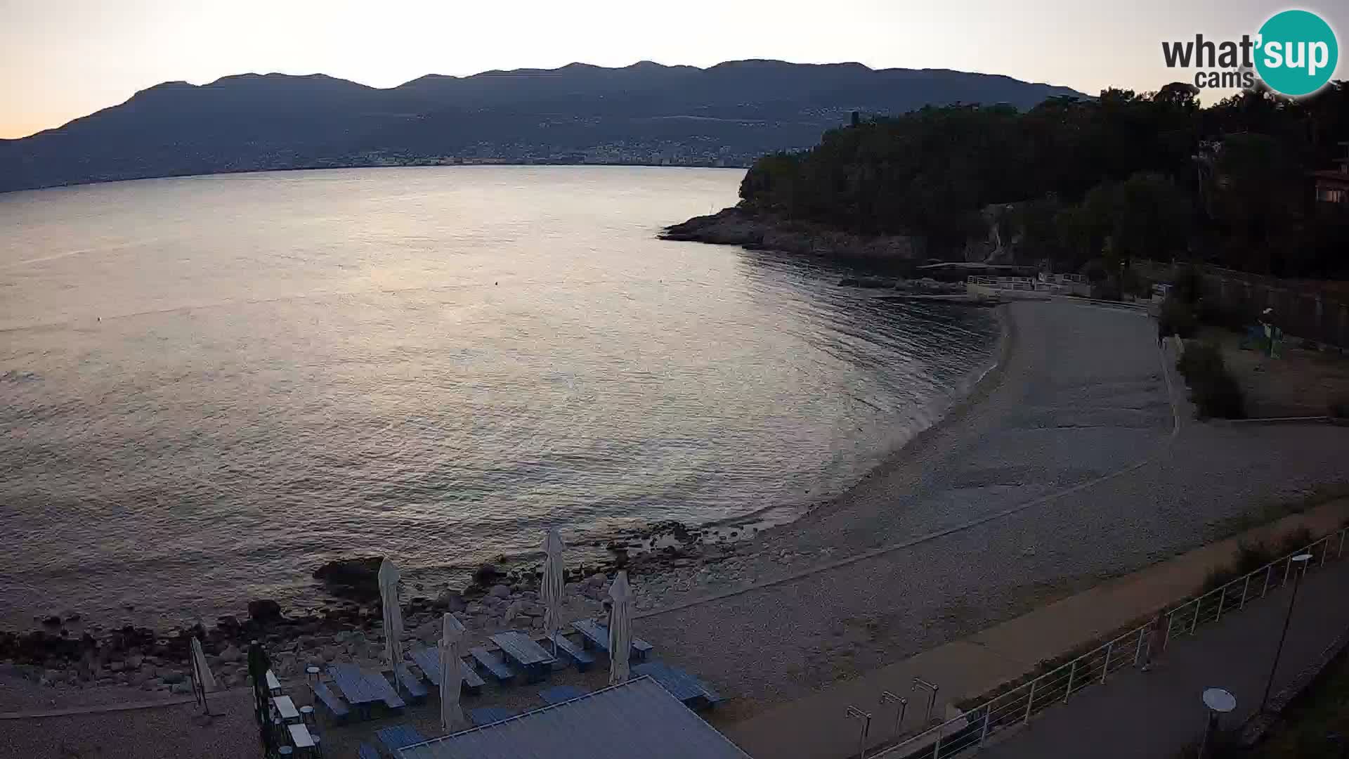 Rijeka web kamera plaža pri Bazenih Kantrida