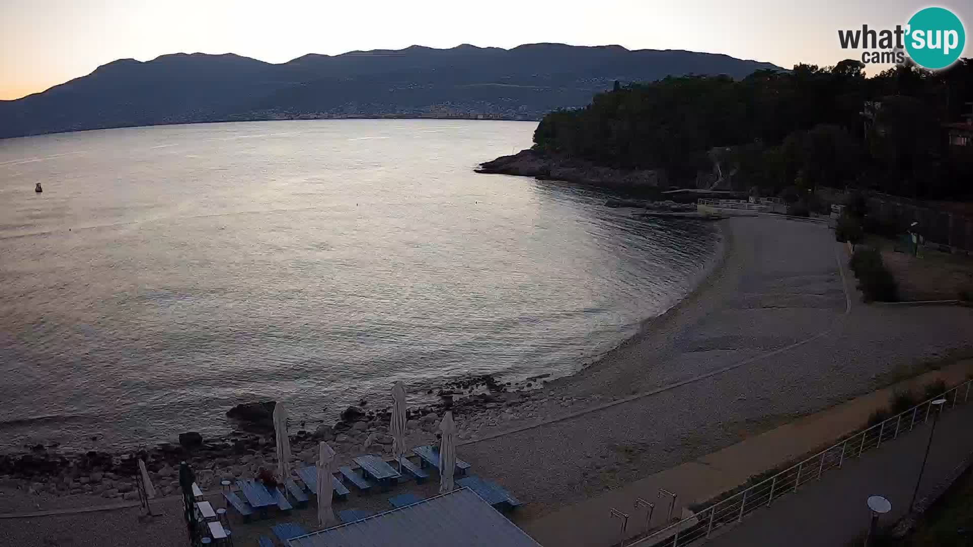 Rijeka web kamera plaža pri Bazenih Kantrida