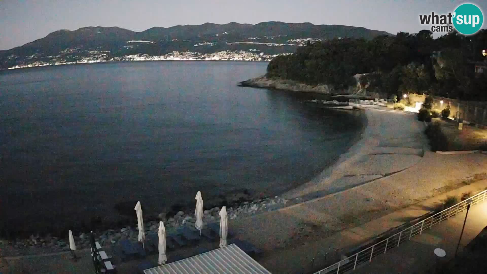 Reka Spletna kamera  plaža pri Bazenih Kantrida