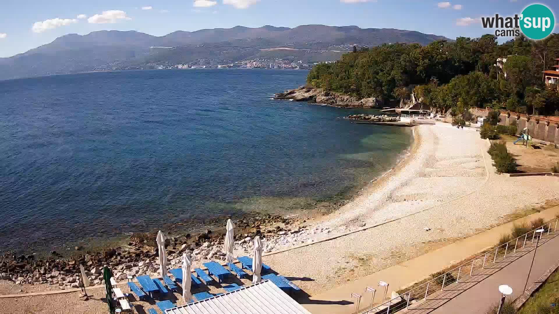 Reka Spletna kamera  plaža pri Bazenih Kantrida