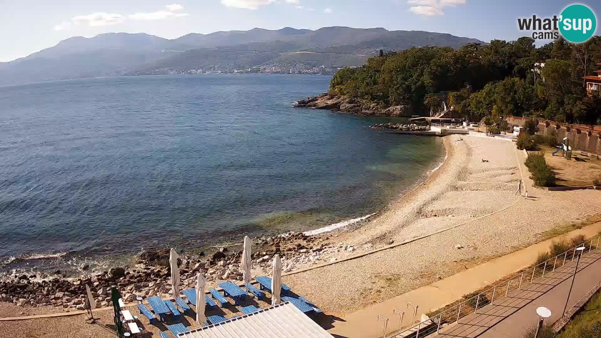 Rijeka web kamera plaža pri Bazenih Kantrida