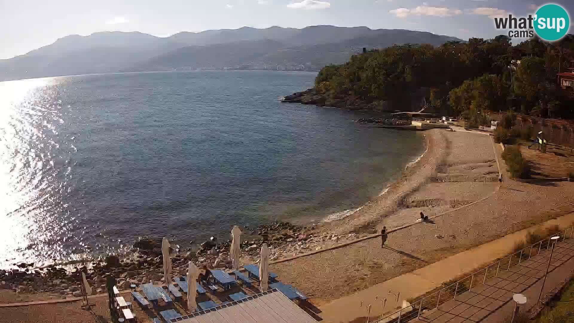 Rijeka web kamera plaža pri Bazenih Kantrida
