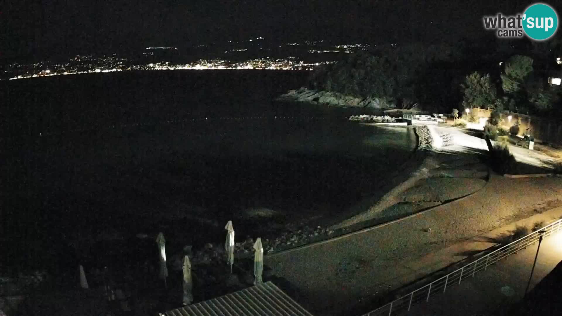 Rijeka web kamera plaža pri Bazenih Kantrida