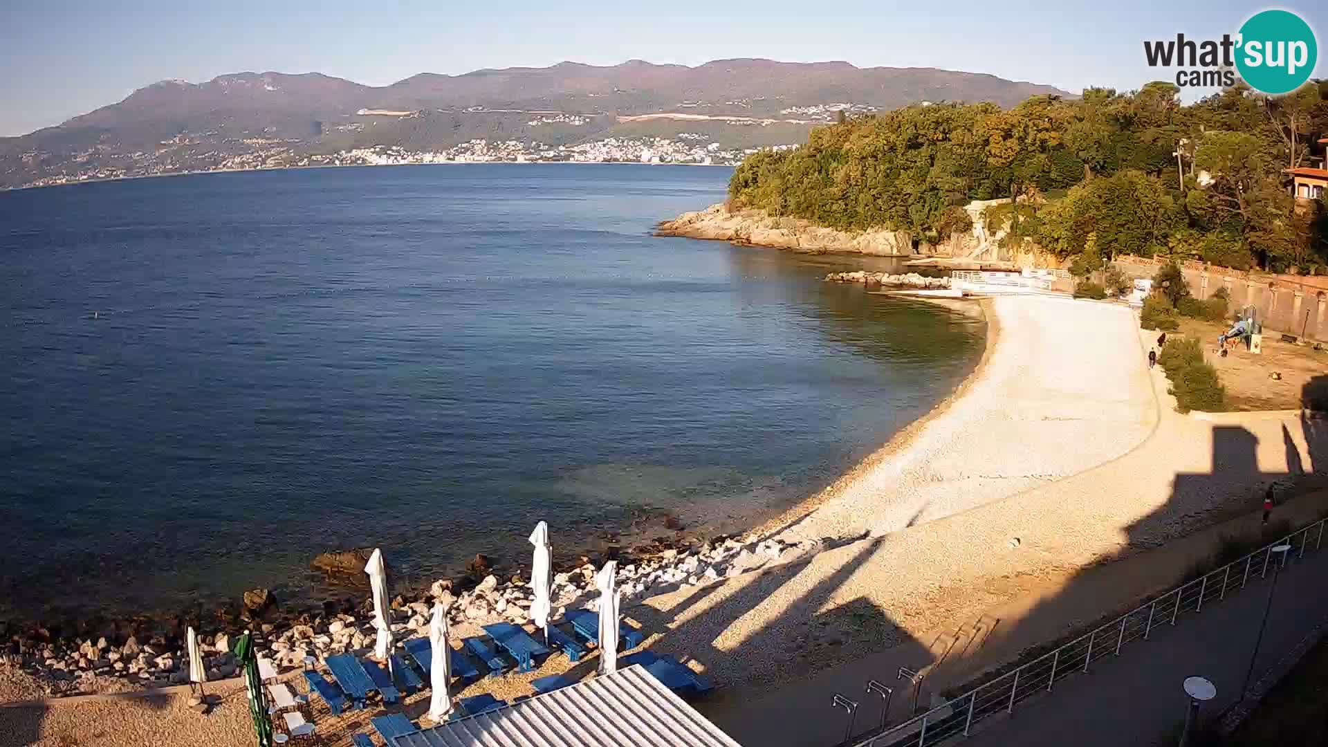Reka Spletna kamera  plaža pri Bazenih Kantrida