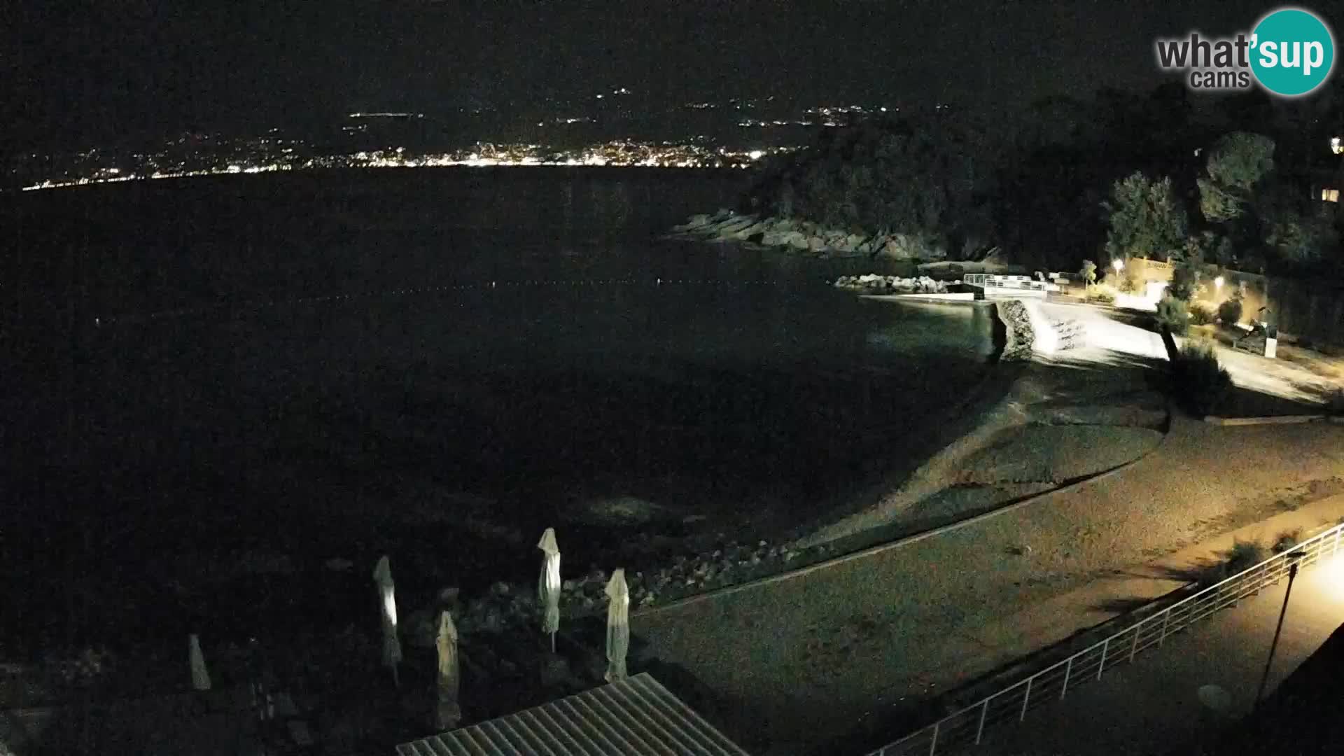 Reka Spletna kamera  plaža pri Bazenih Kantrida