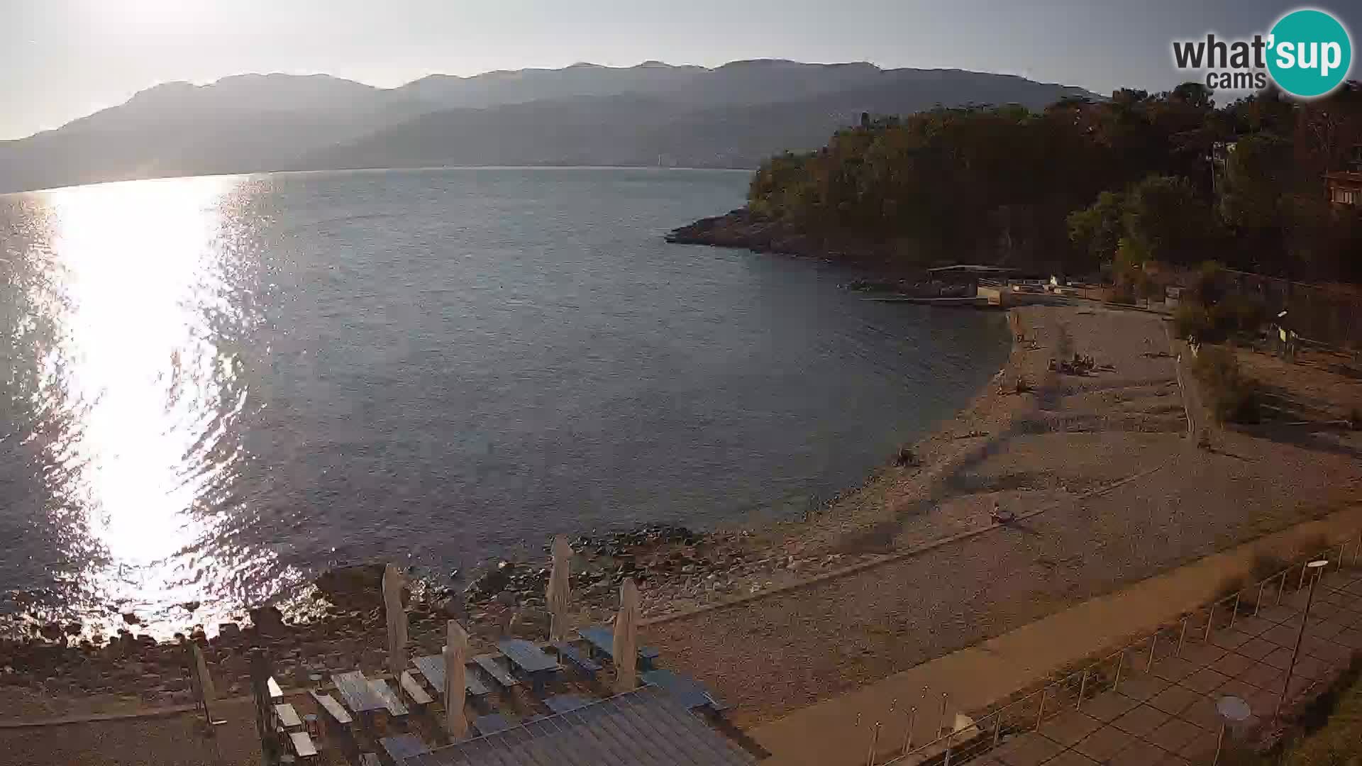 Rijeka web kamera plaža pri Bazenih Kantrida