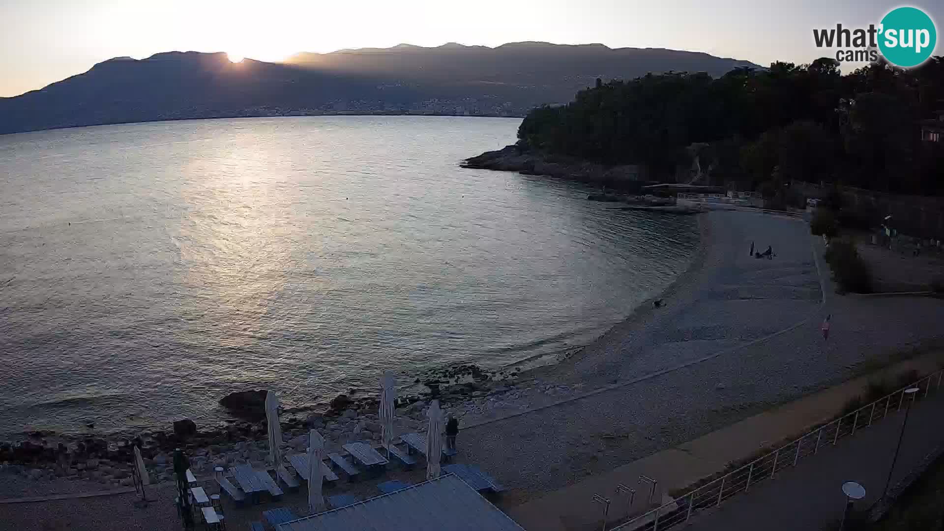 Reka Spletna kamera  plaža pri Bazenih Kantrida