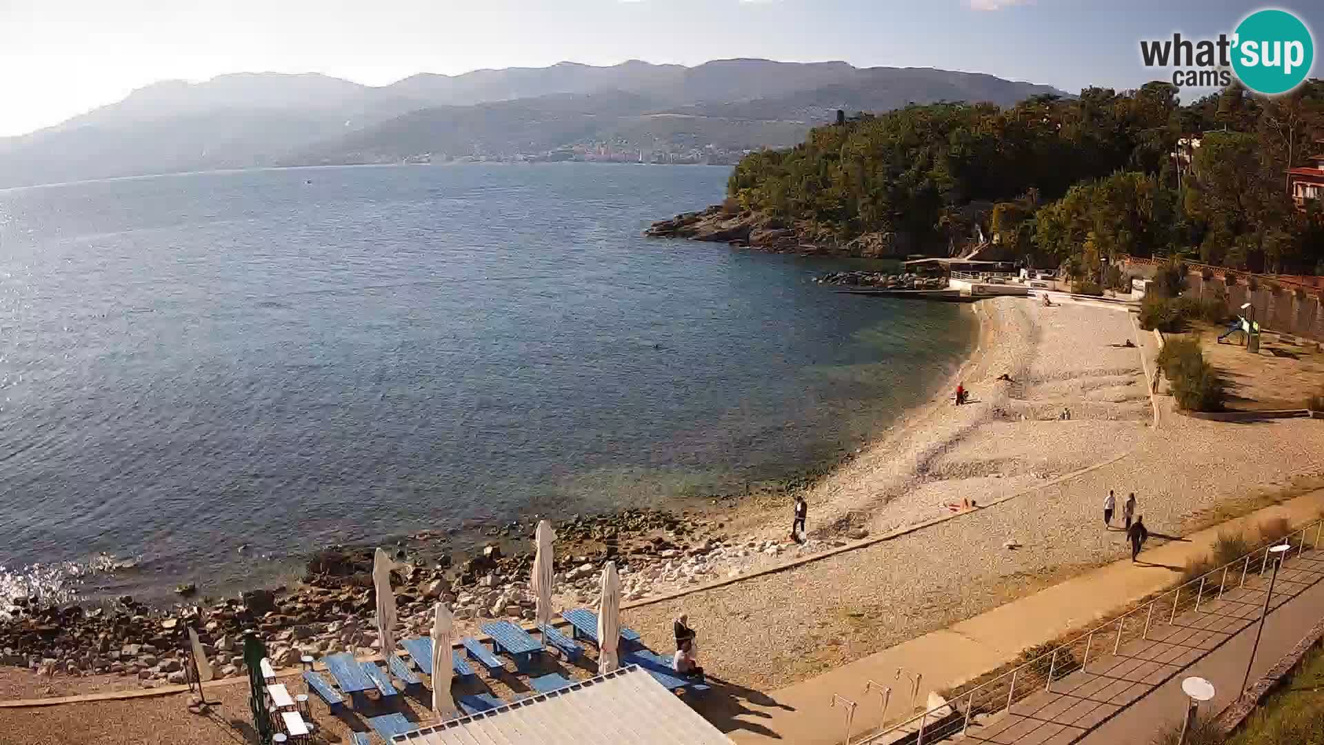 Reka Spletna kamera  plaža pri Bazenih Kantrida
