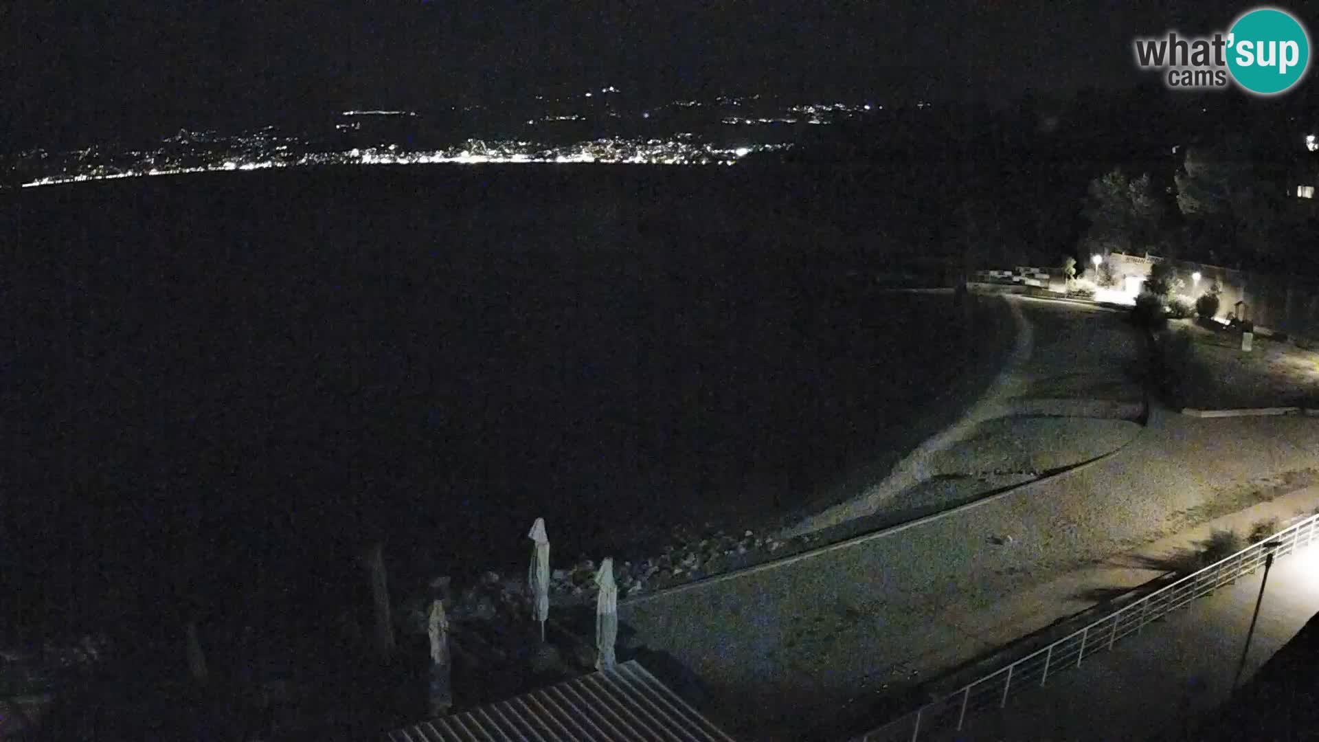 Rijeka web kamera plaža pri Bazenih Kantrida