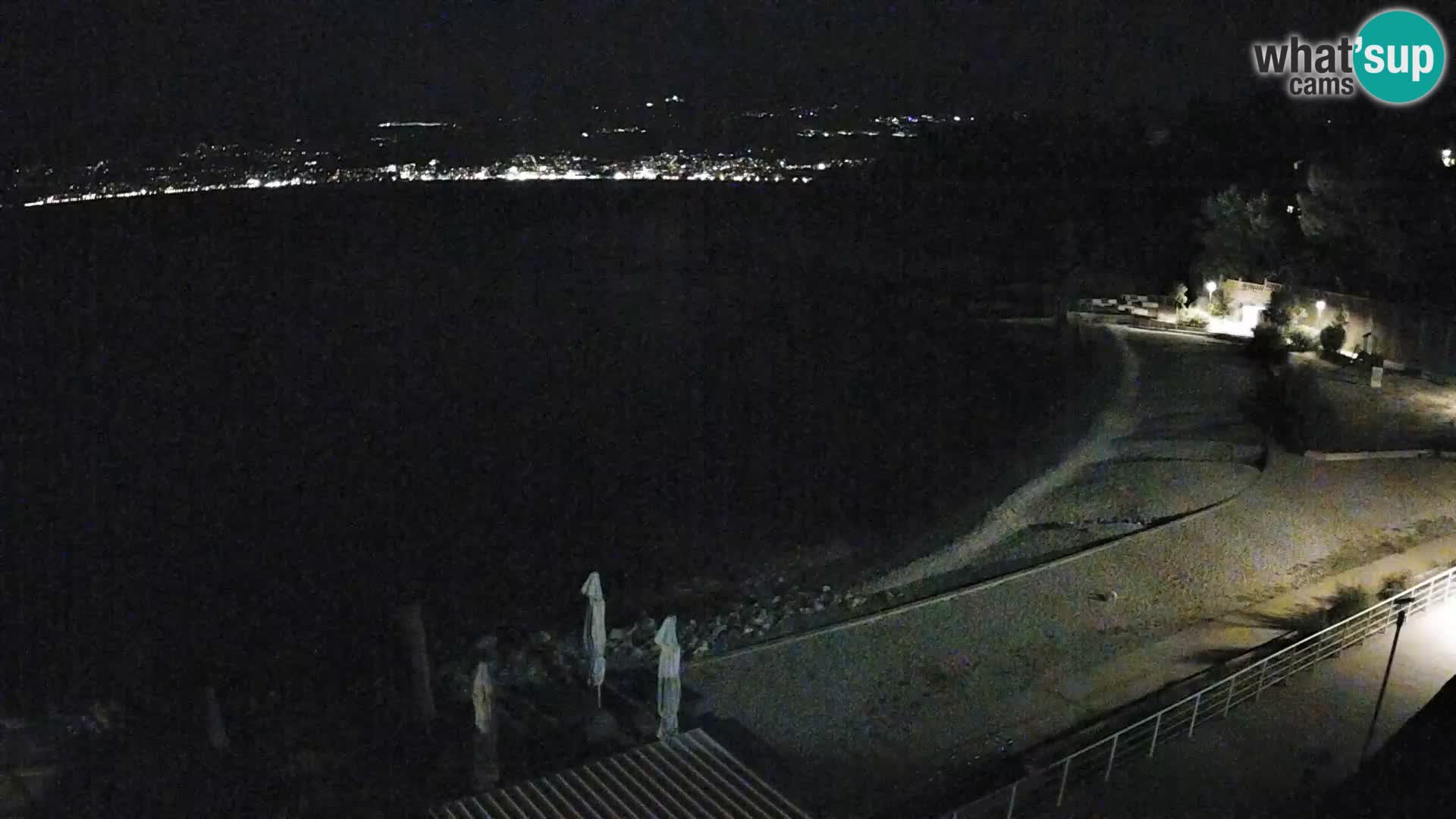 Rijeka web kamera plaža pri Bazenih Kantrida
