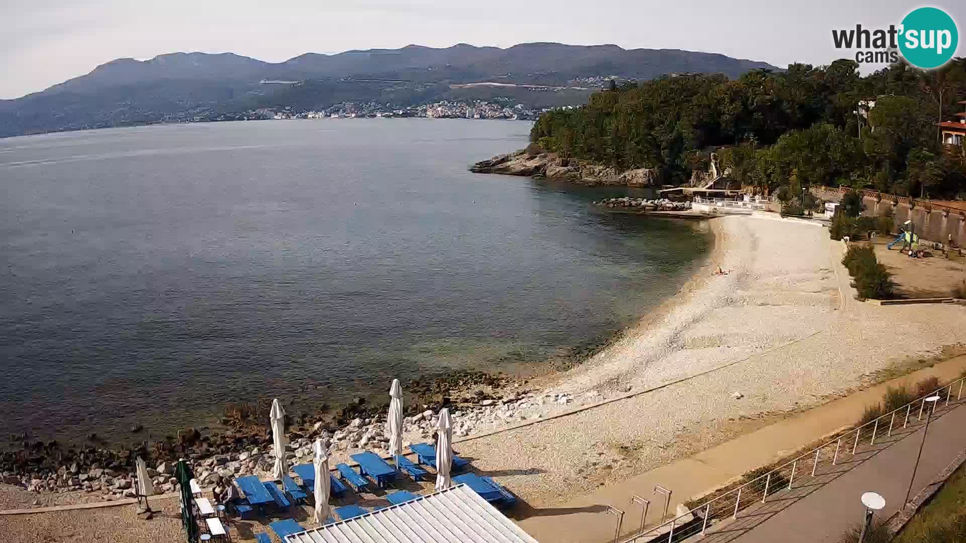 Rijeka web kamera plaža pri Bazenih Kantrida