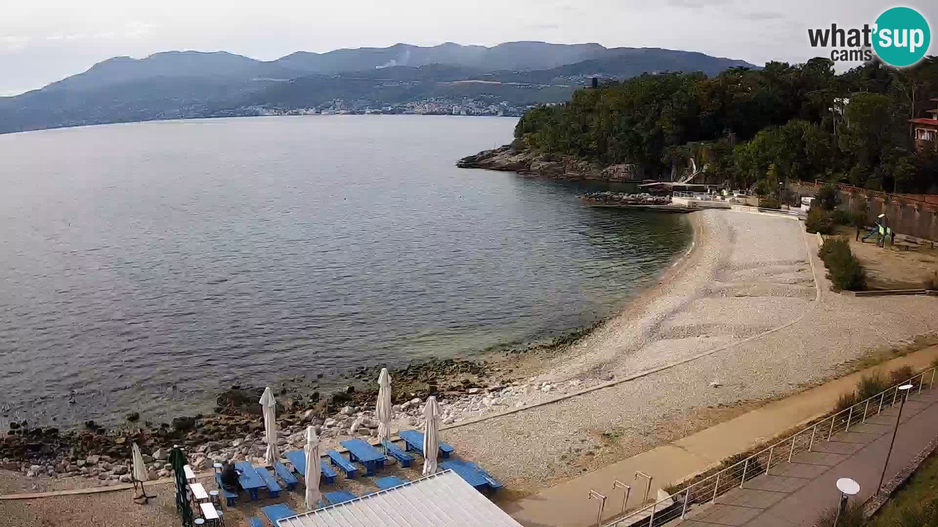 Rijeka web kamera plaža pri Bazenih Kantrida