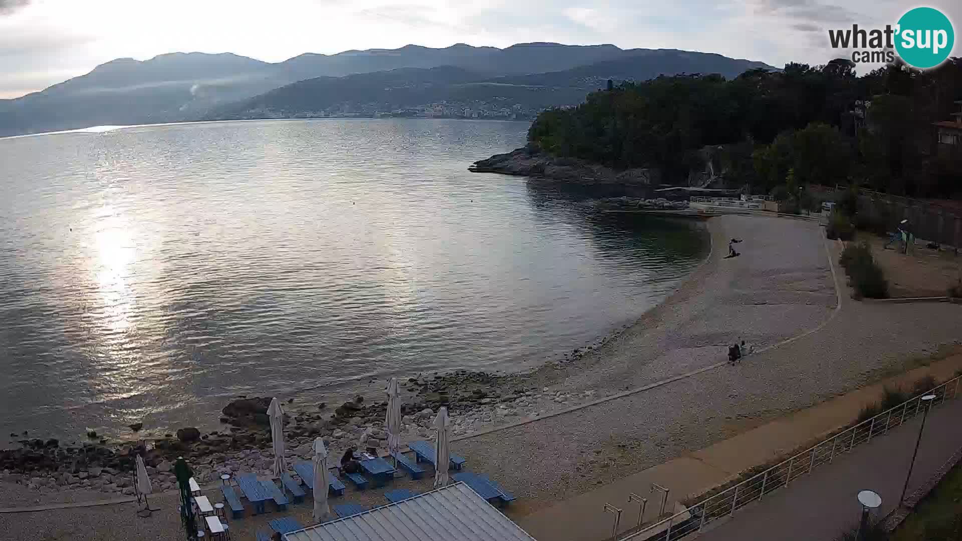 Reka Spletna kamera  plaža pri Bazenih Kantrida