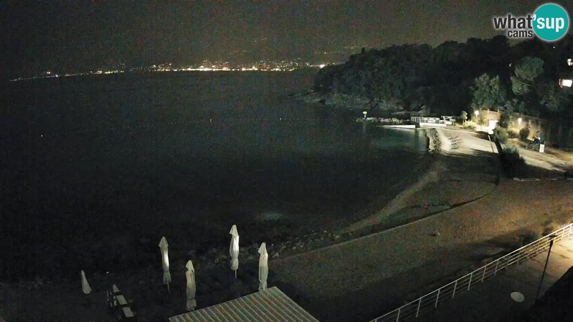 Reka Spletna kamera  plaža pri Bazenih Kantrida