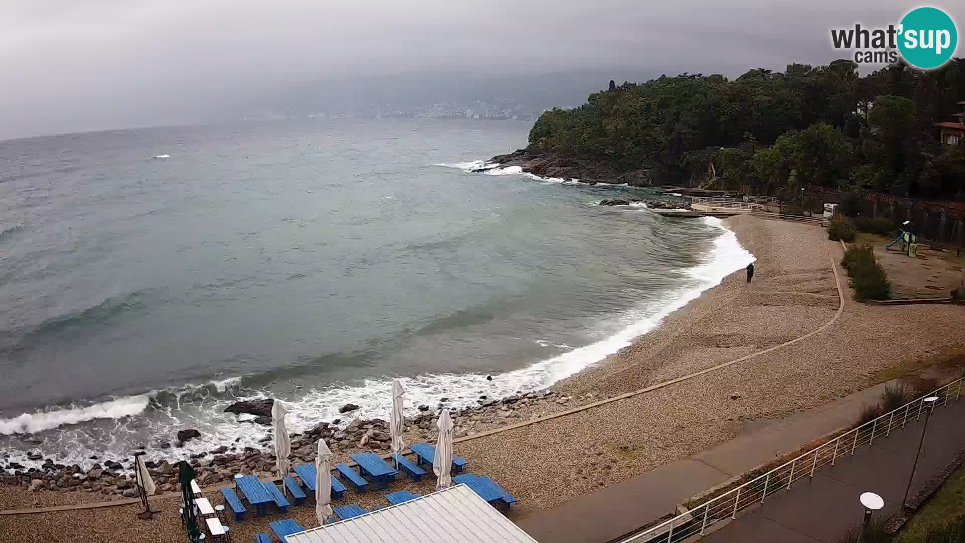 Reka Spletna kamera  plaža pri Bazenih Kantrida