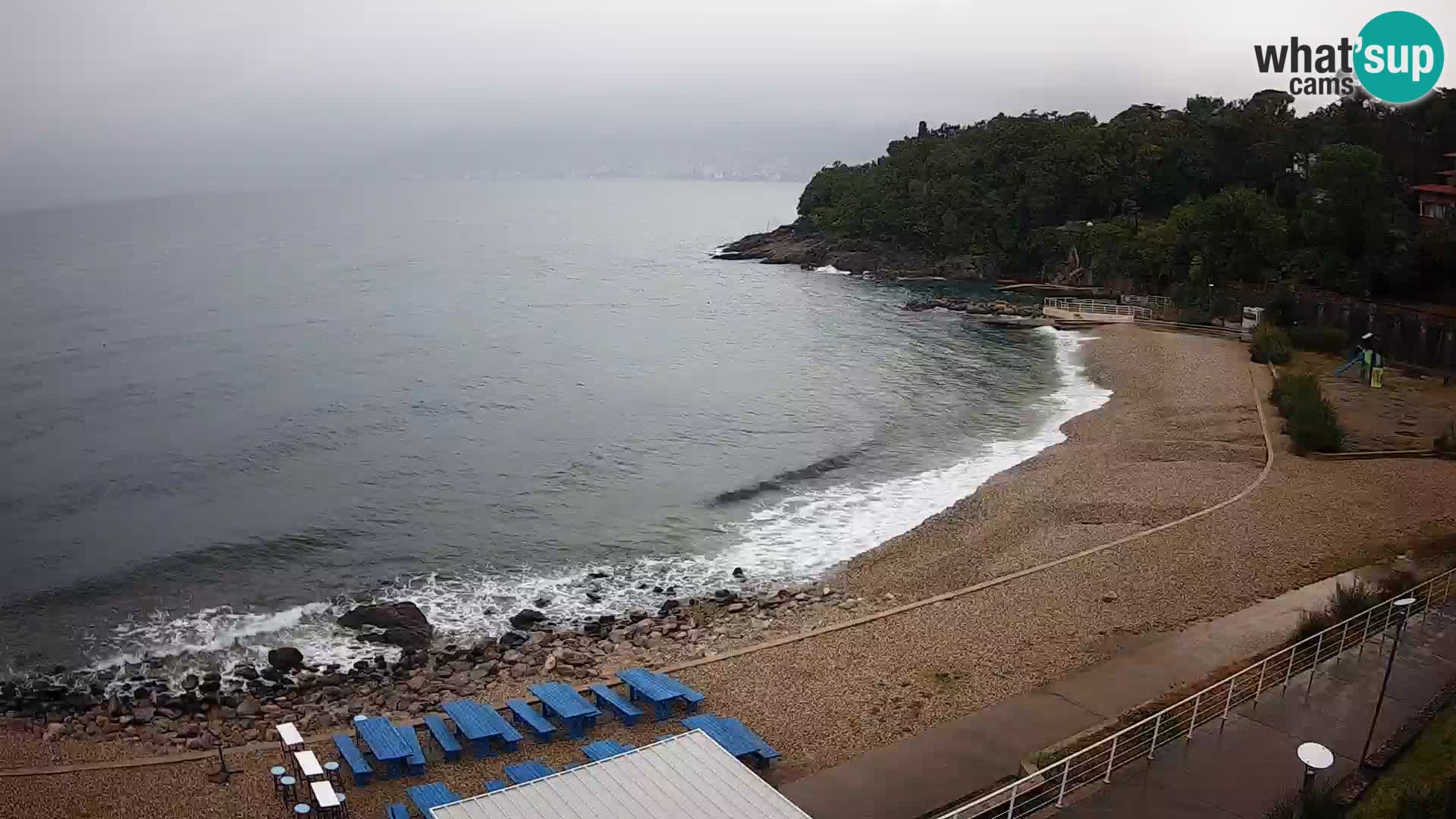 Reka Spletna kamera  plaža pri Bazenih Kantrida