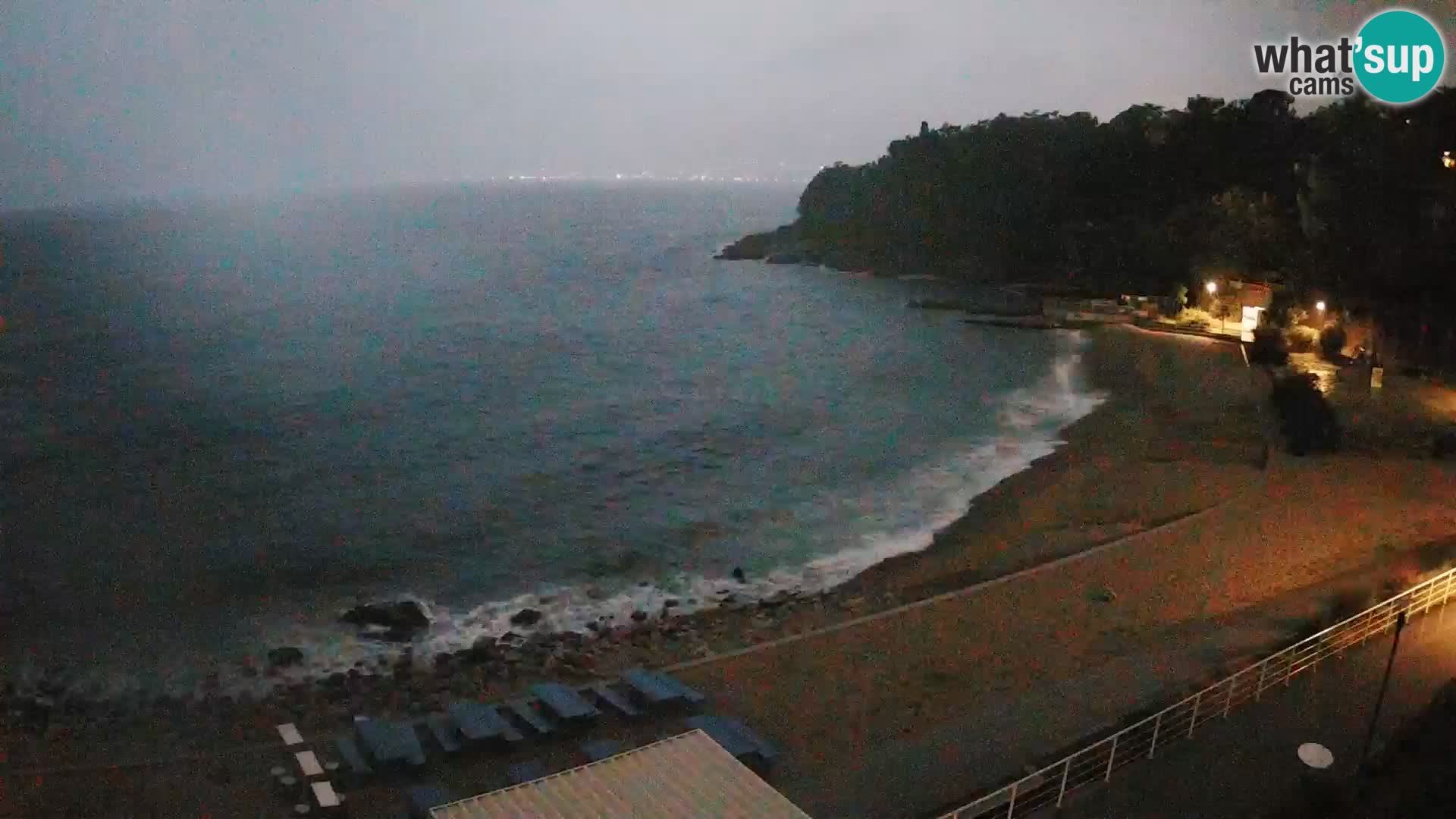 Rijeka web kamera plaža pri Bazenih Kantrida
