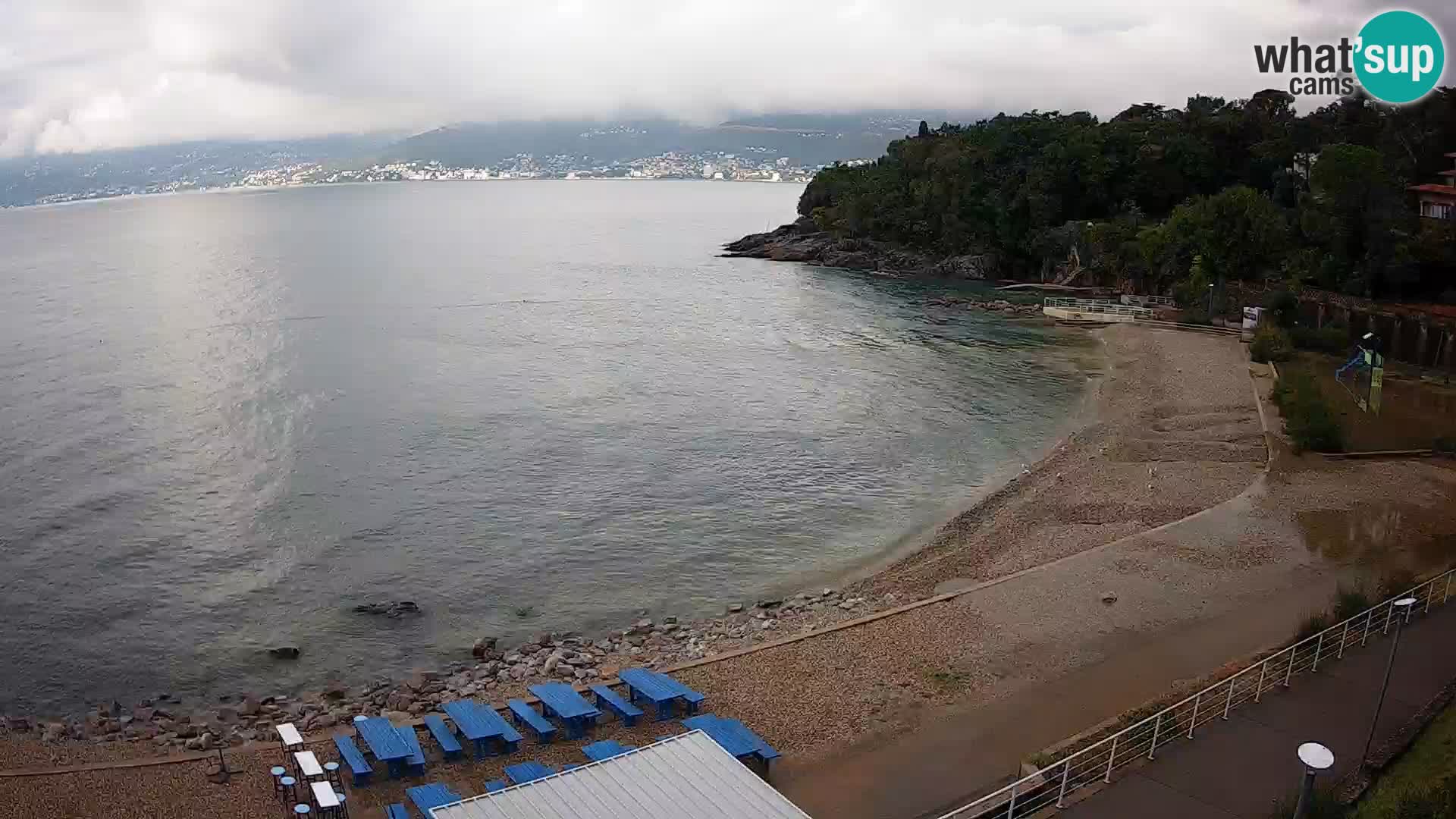 Reka Spletna kamera  plaža pri Bazenih Kantrida